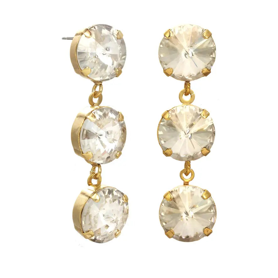 Dionne Earrings: Champagne