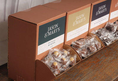 Bite Sized Dark Sea Salt Caramels