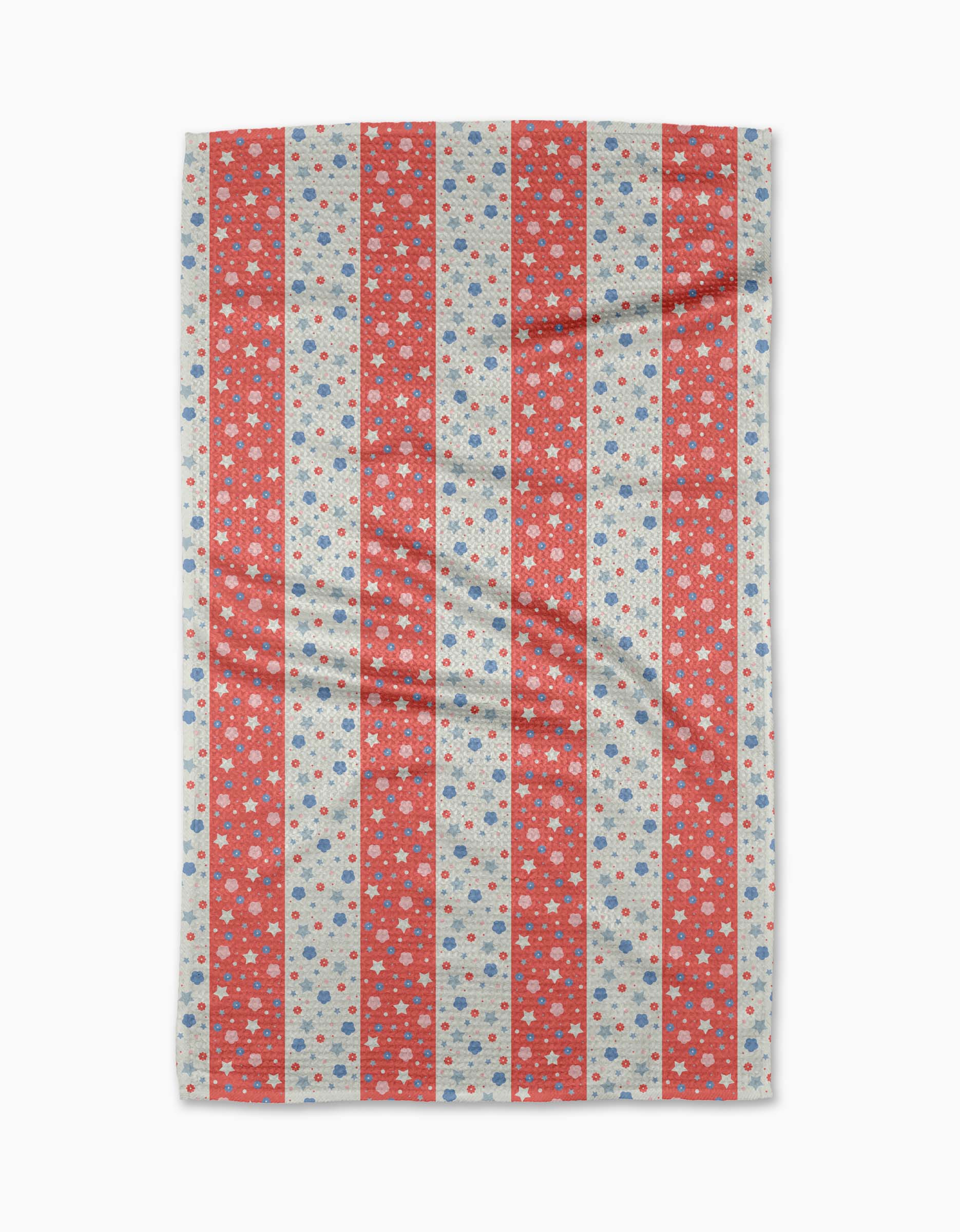 Geometry Stripes And Sprinkles Tea Towel