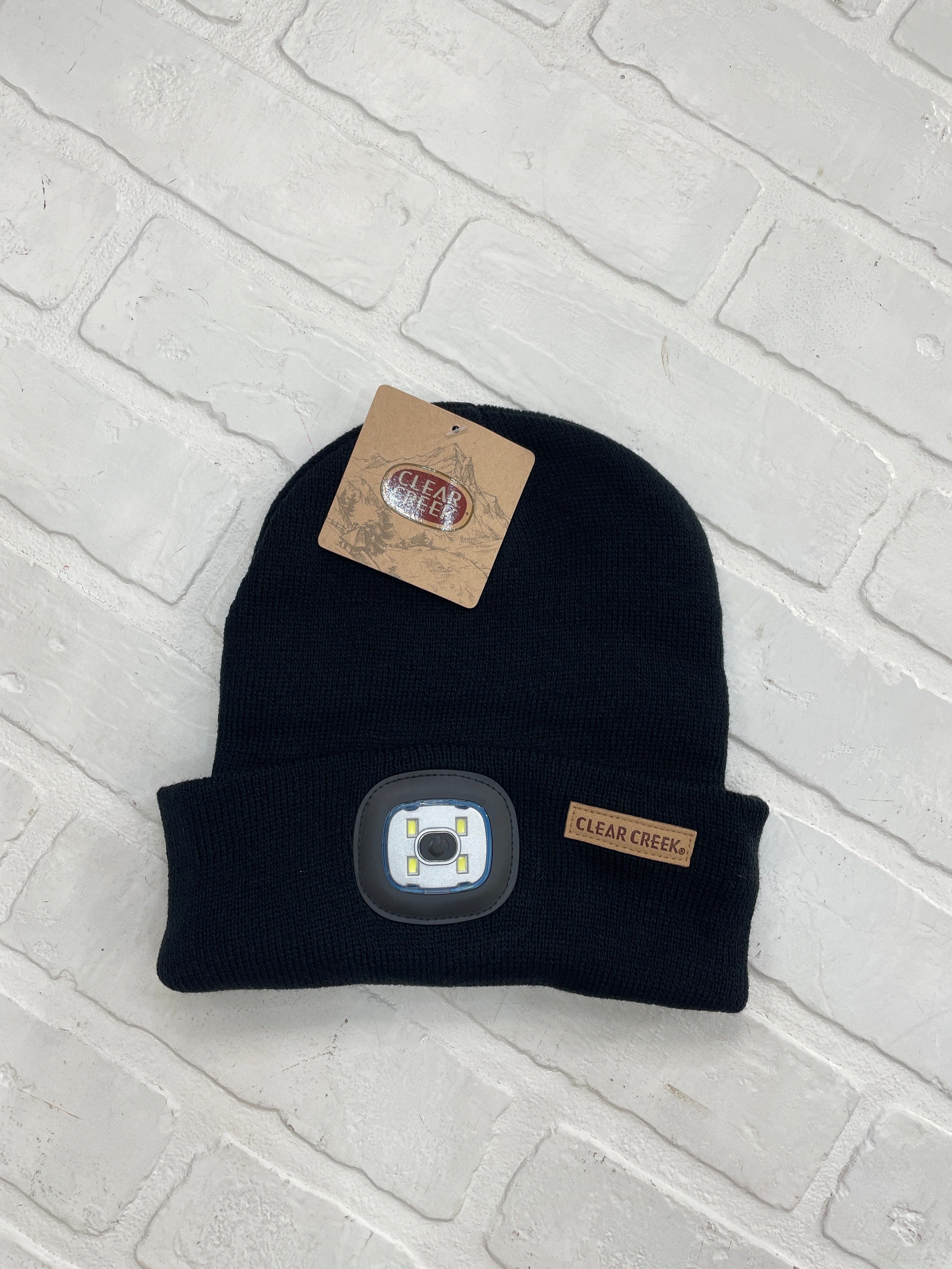 Black LED Light Up Beanie Hat