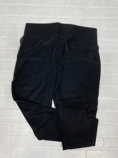 Black Silky Sheen Pant