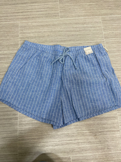 Blue & White Stripe Shorts