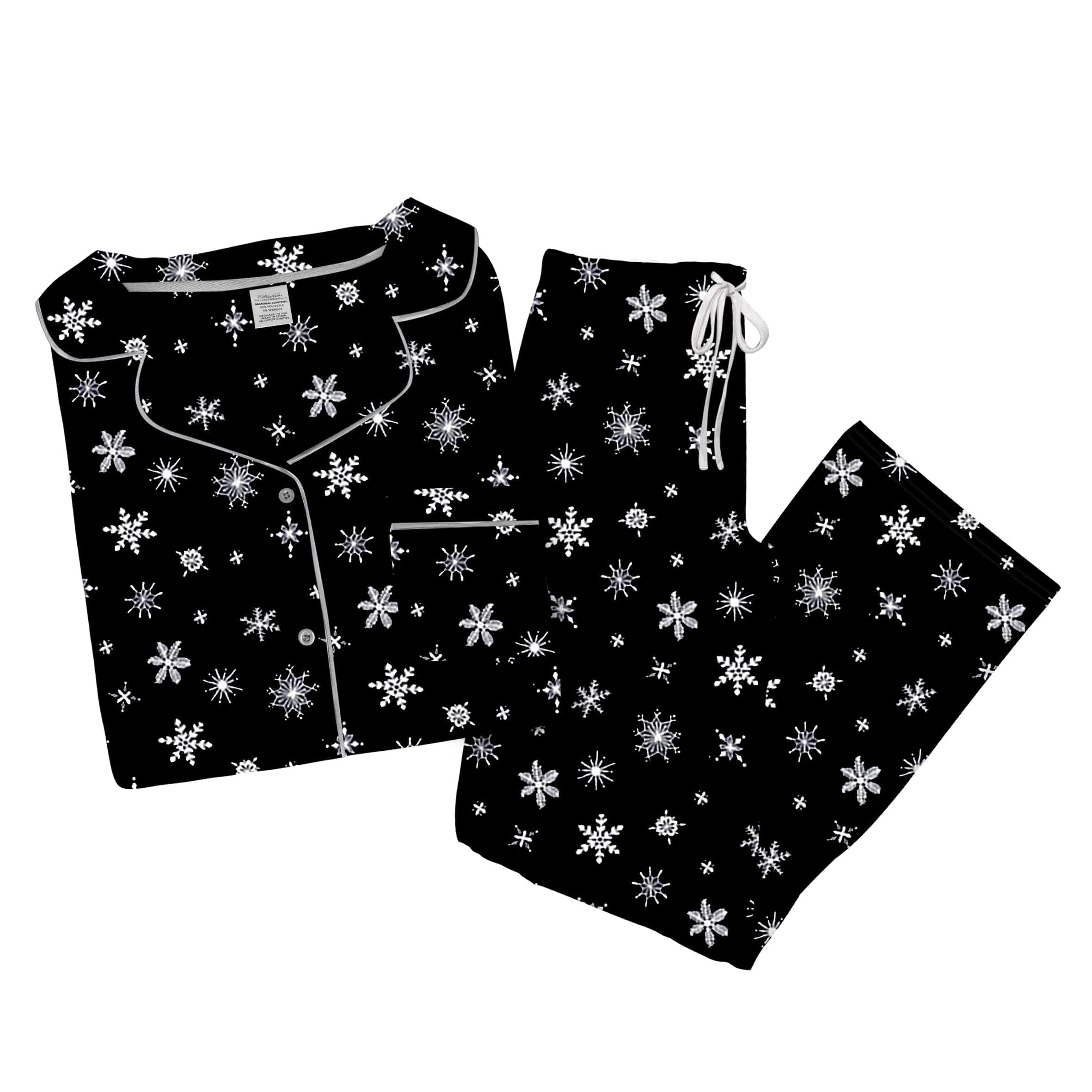 Belle Blizzard Button Down Loungewear Set