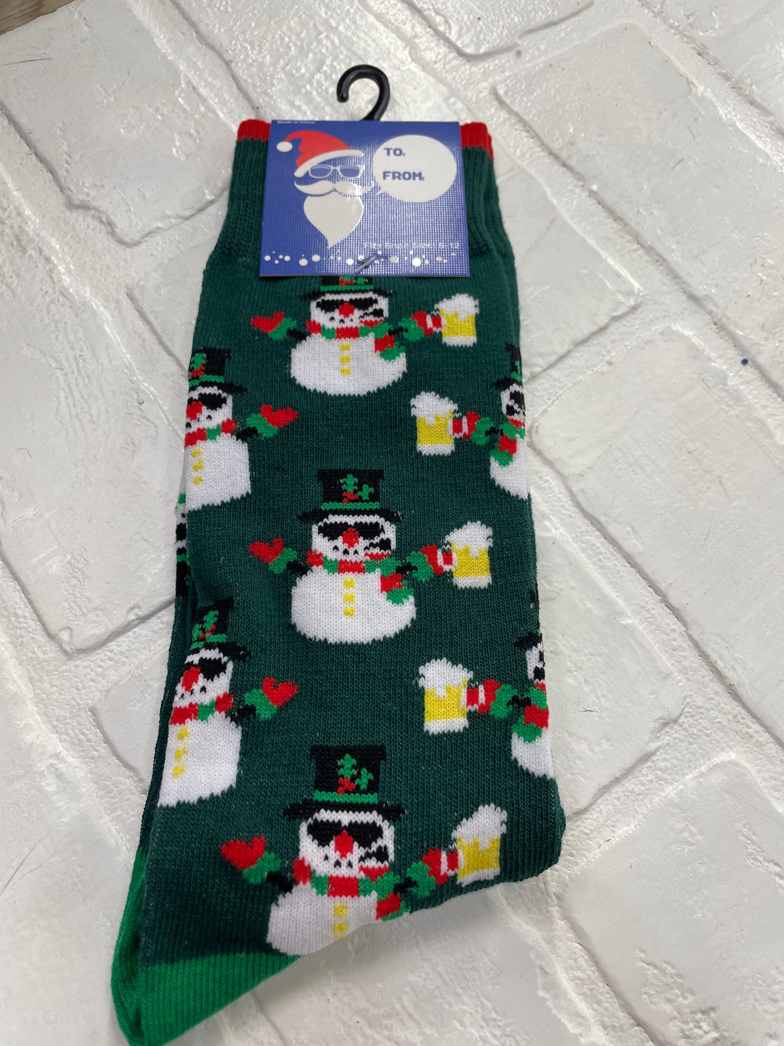 Men's Snowman Celebrations Socks