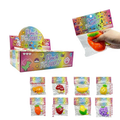 Assorted Fruit Pinch Squishy Toy