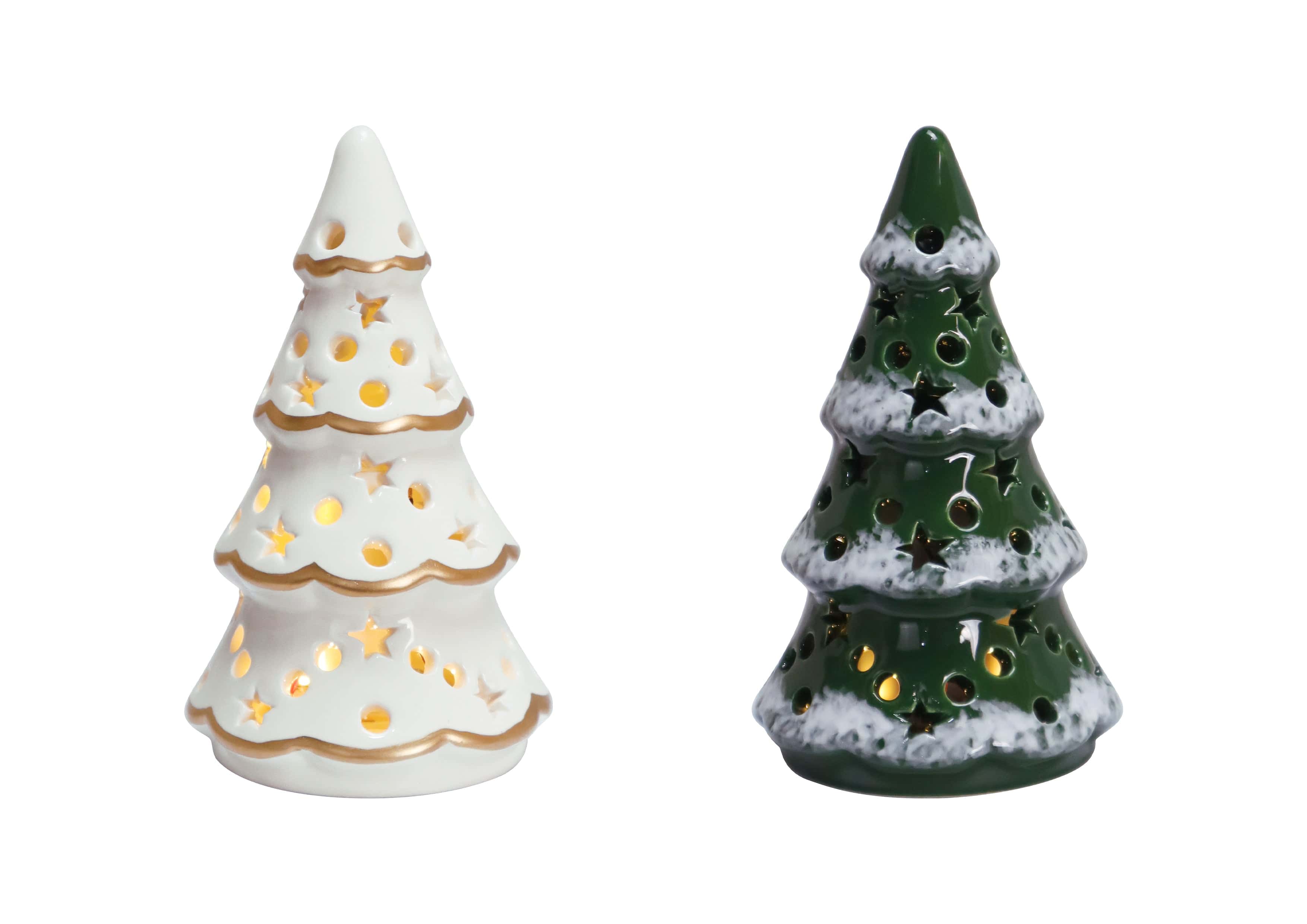 5'' Pine LED Ceramic Tree