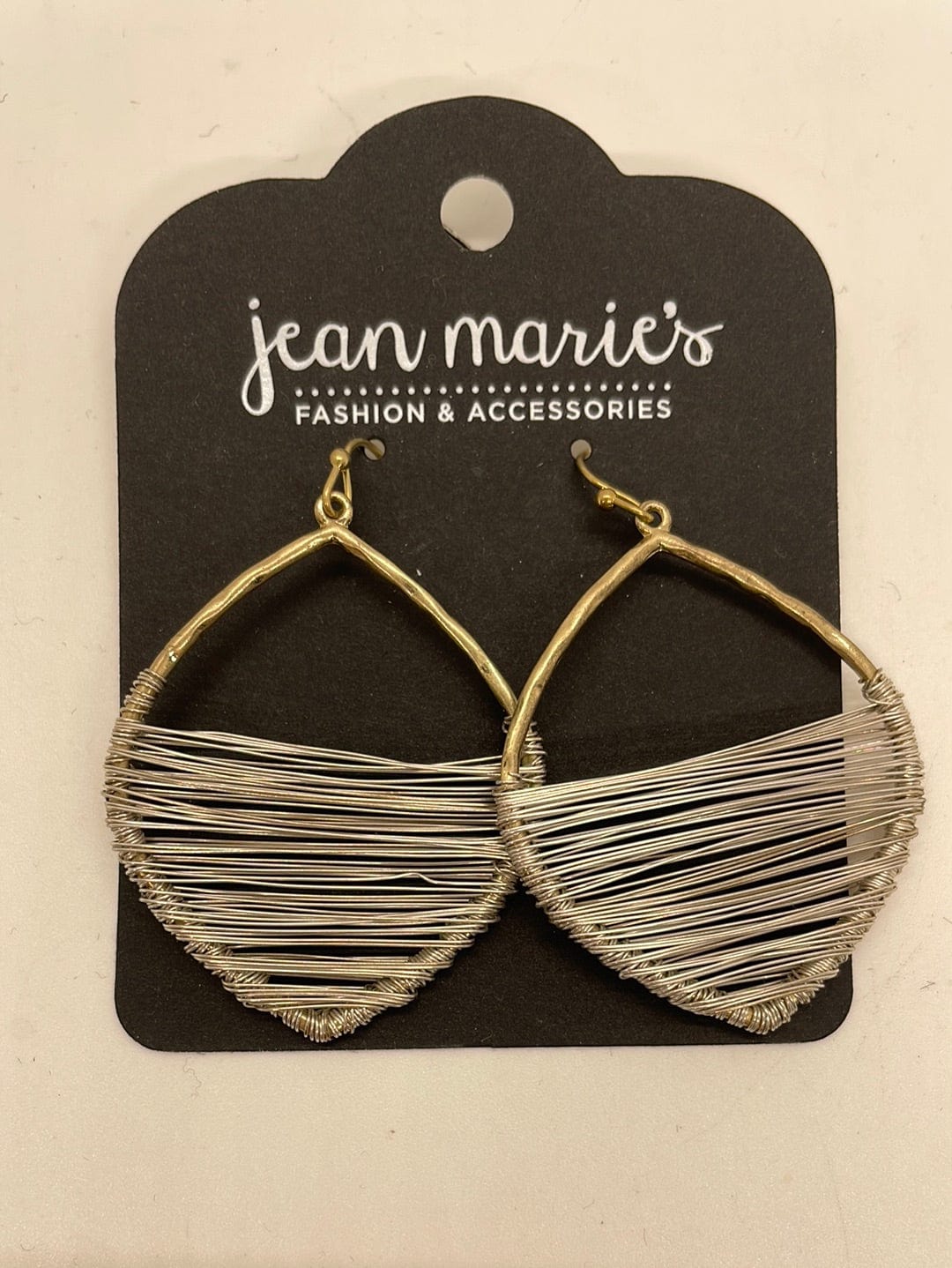 Wrapped Up Silver & Gold Earring