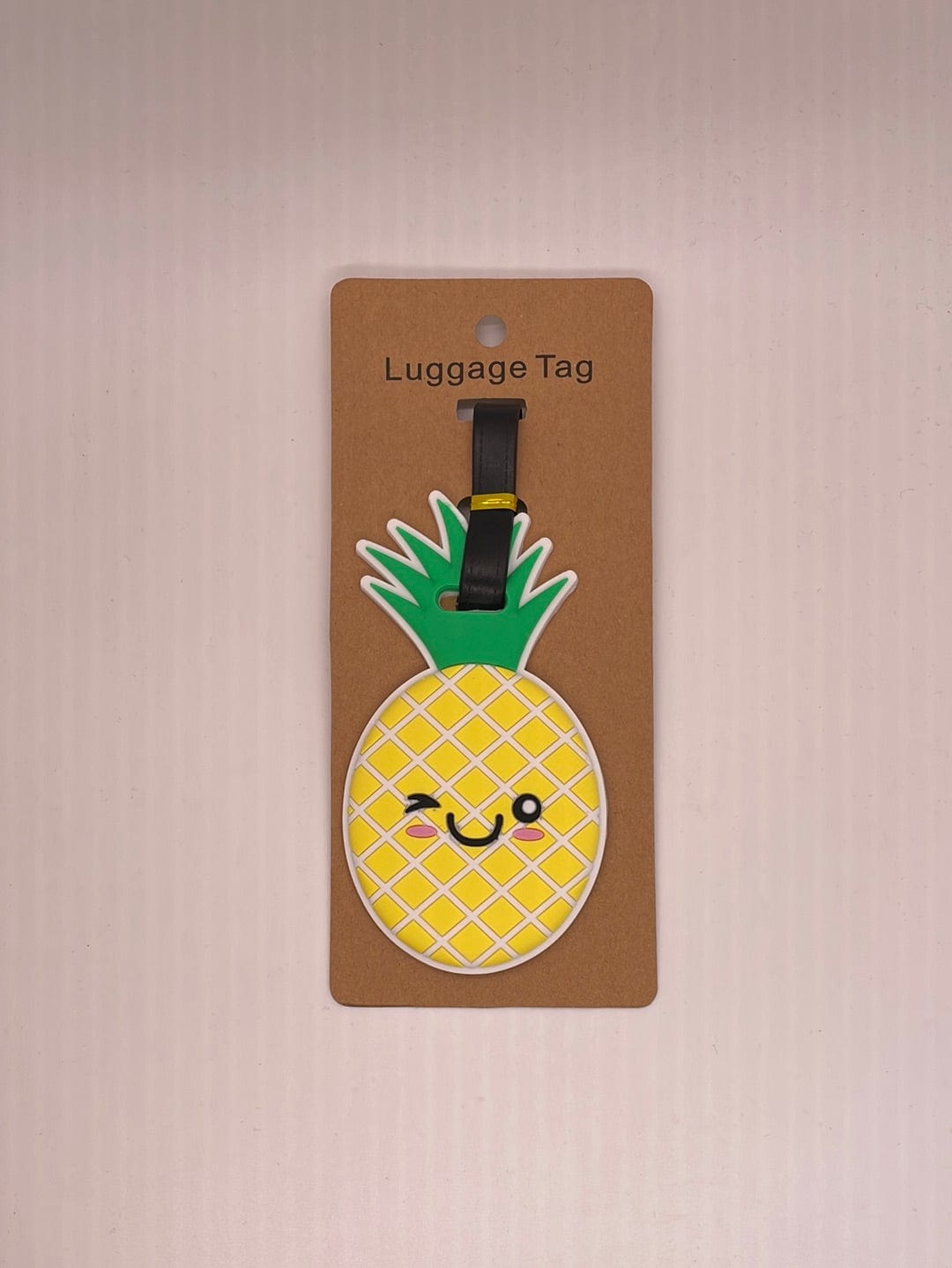 Pineapple Luggage Tag