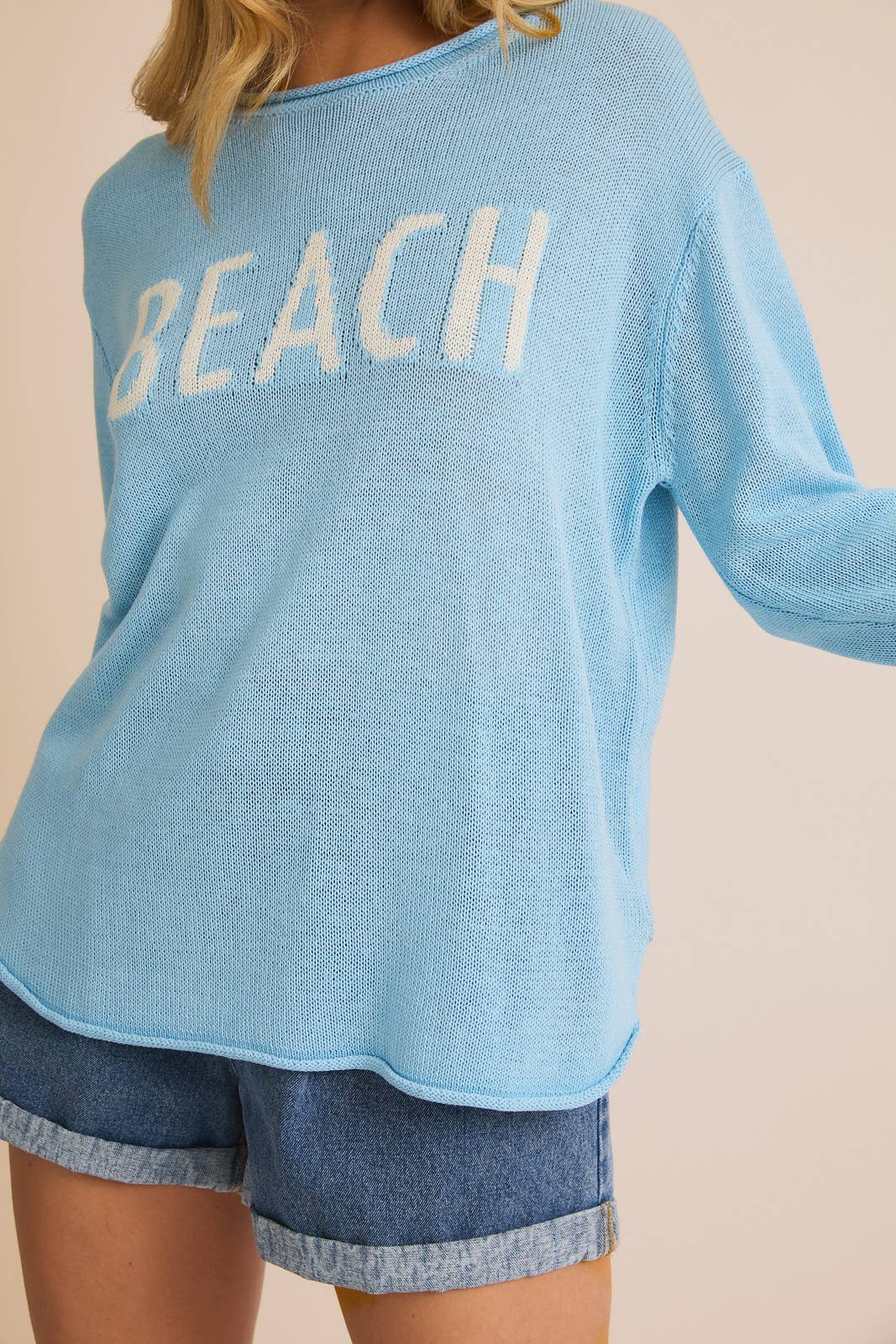 Blue Skies Beach Sweater