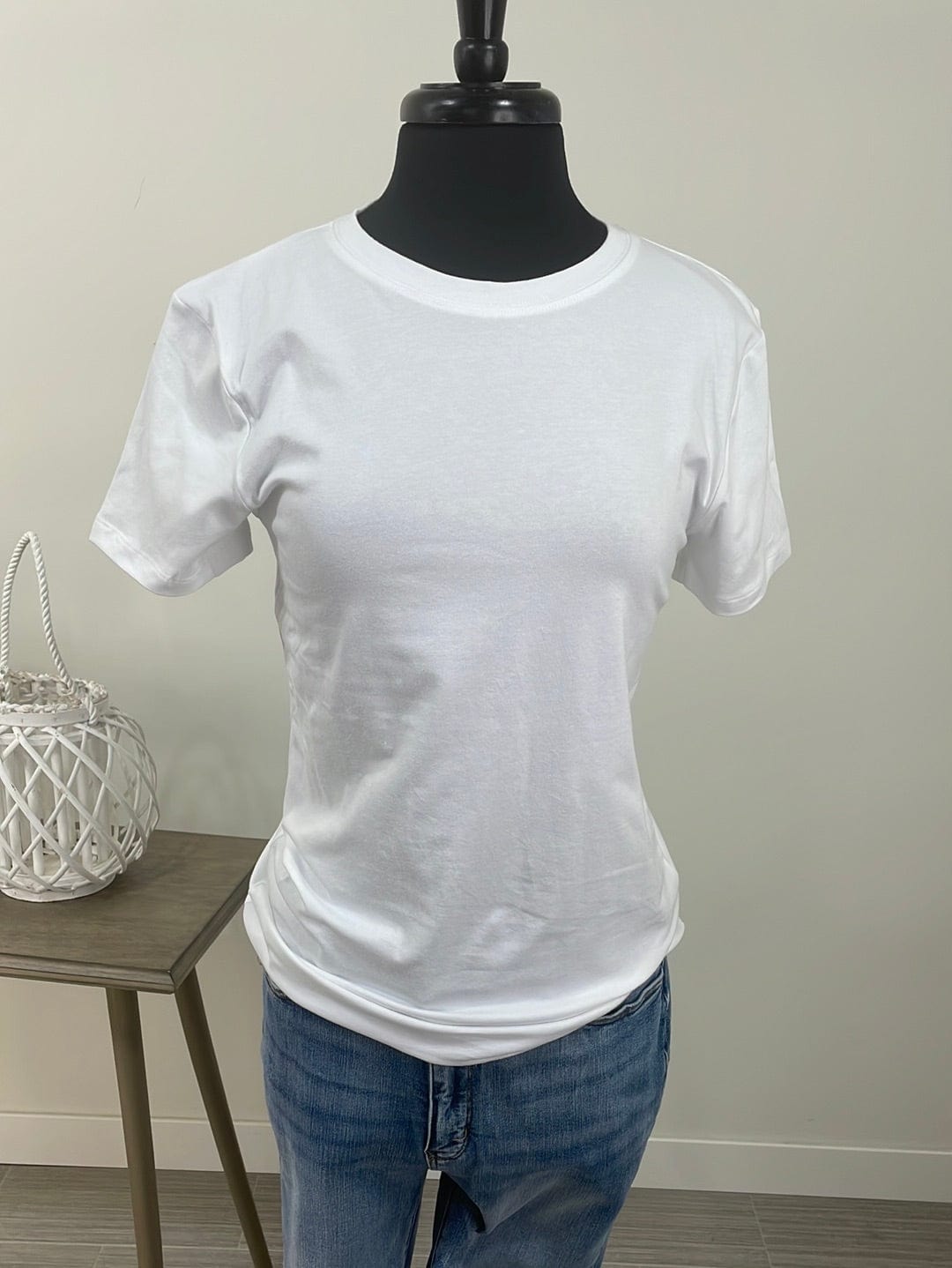 White Essential Tee
