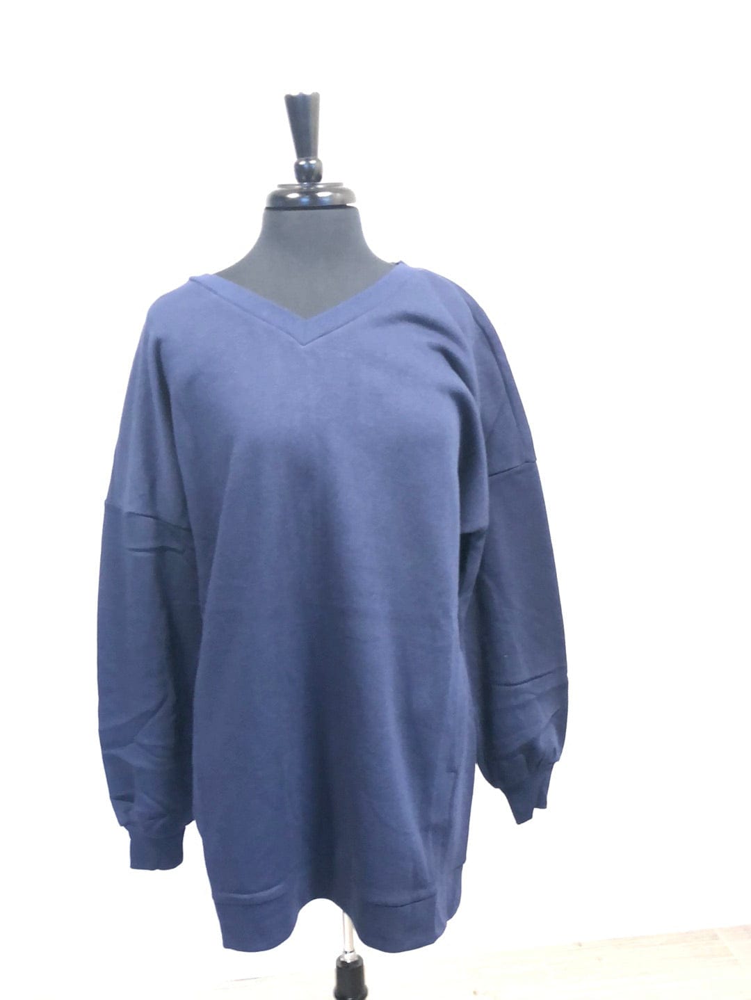 Navy Cozy Sweatshirt Tunic