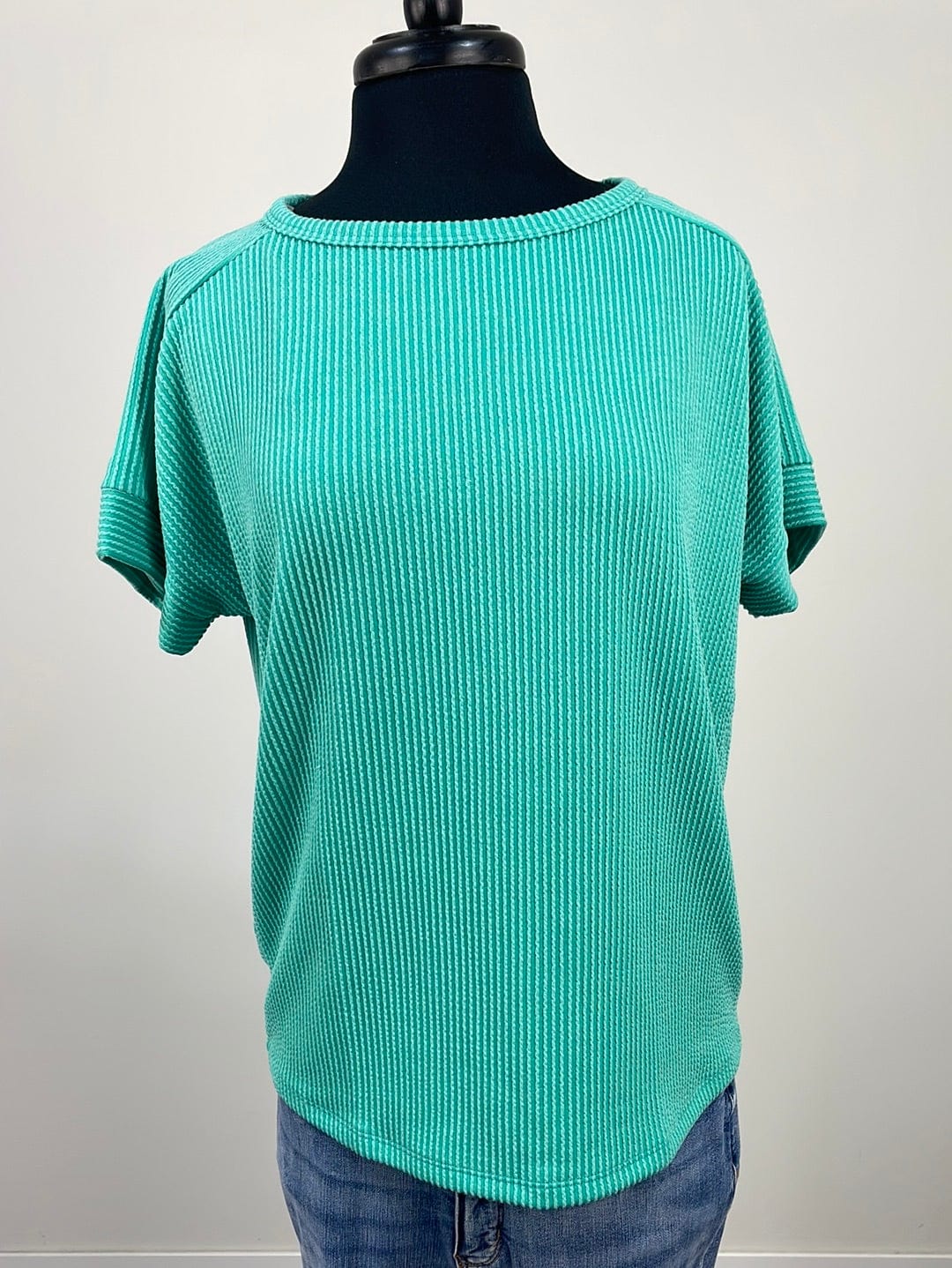Ocean Texture Rib Top