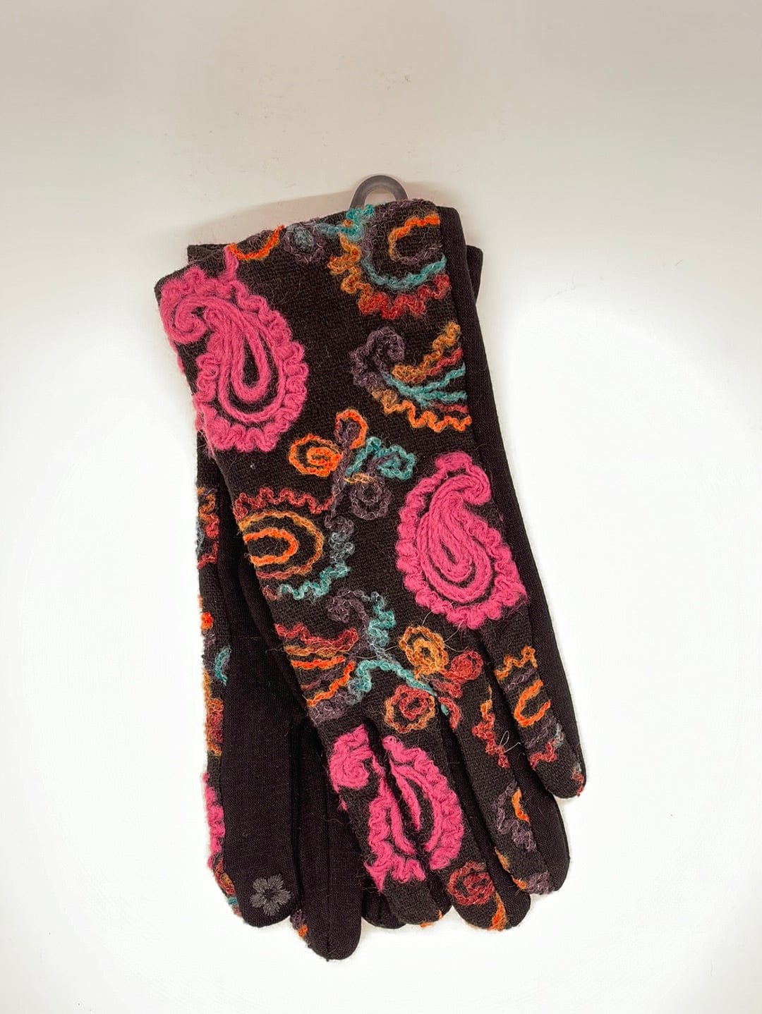 Pink Yarn Swirl Glove