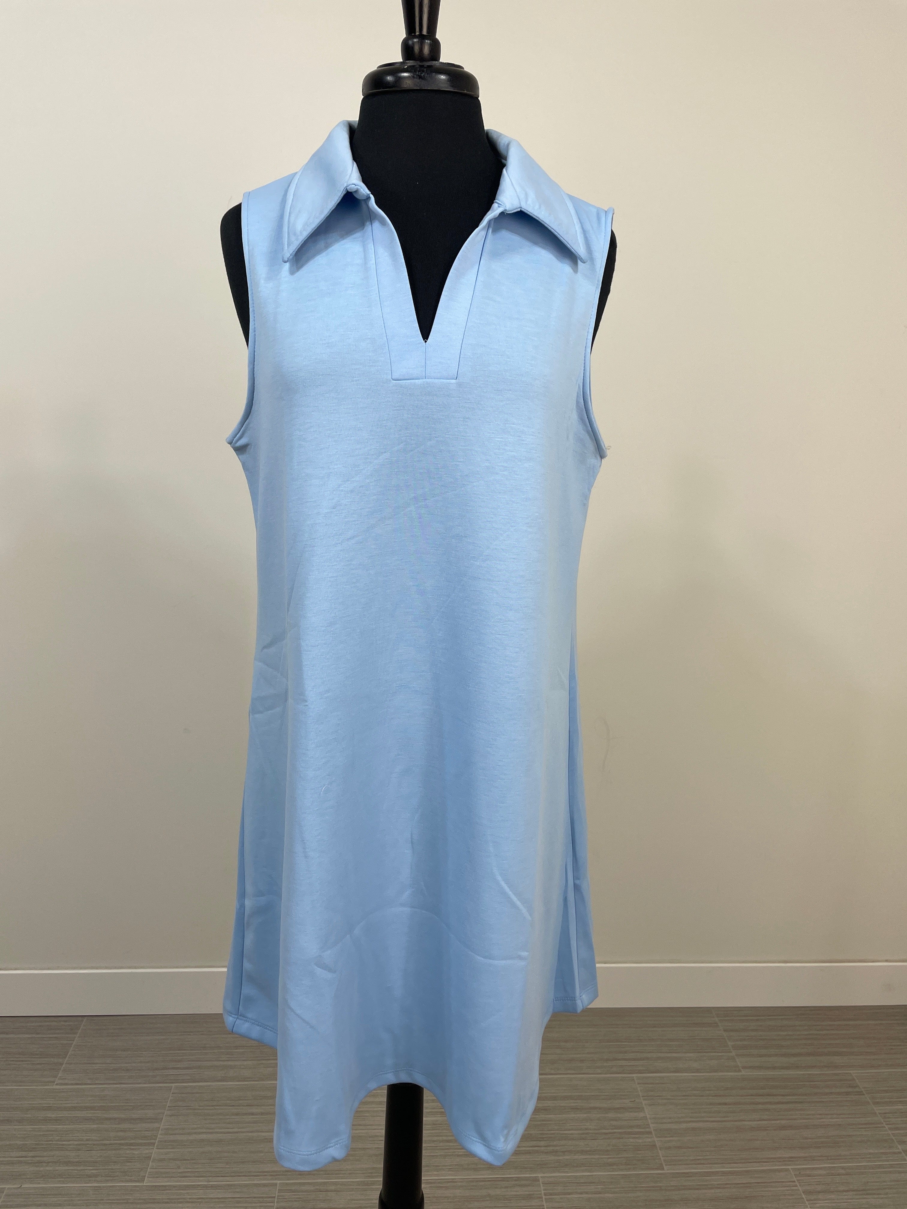 Capri Blue Collar Cruise Dress