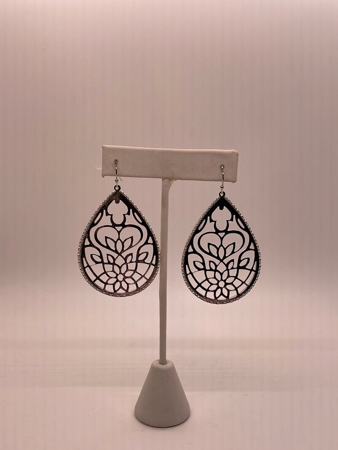 Silver Texture Earring
