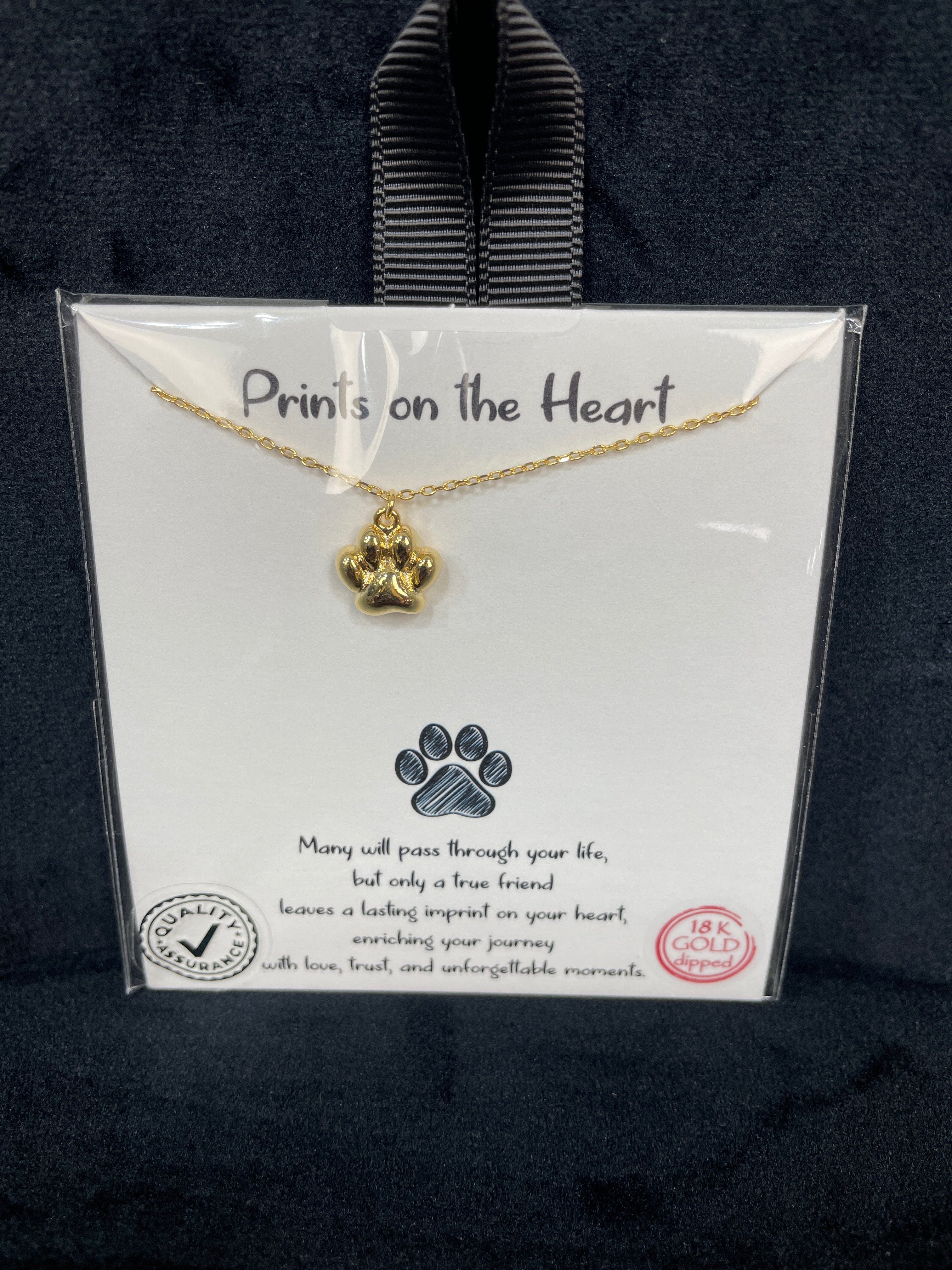Prints on the Heart - Gold