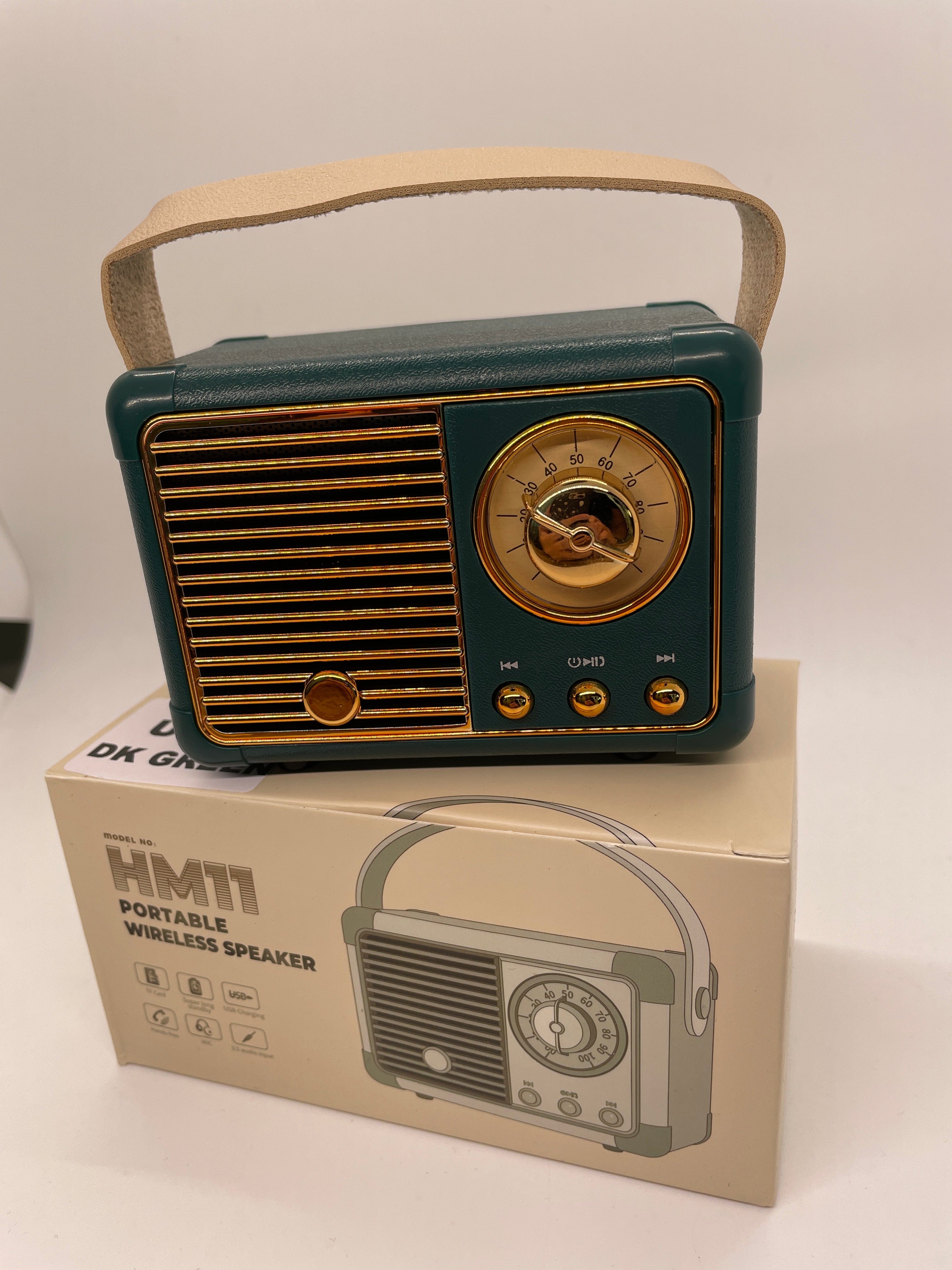 Green Retro Bluetooth Speaker