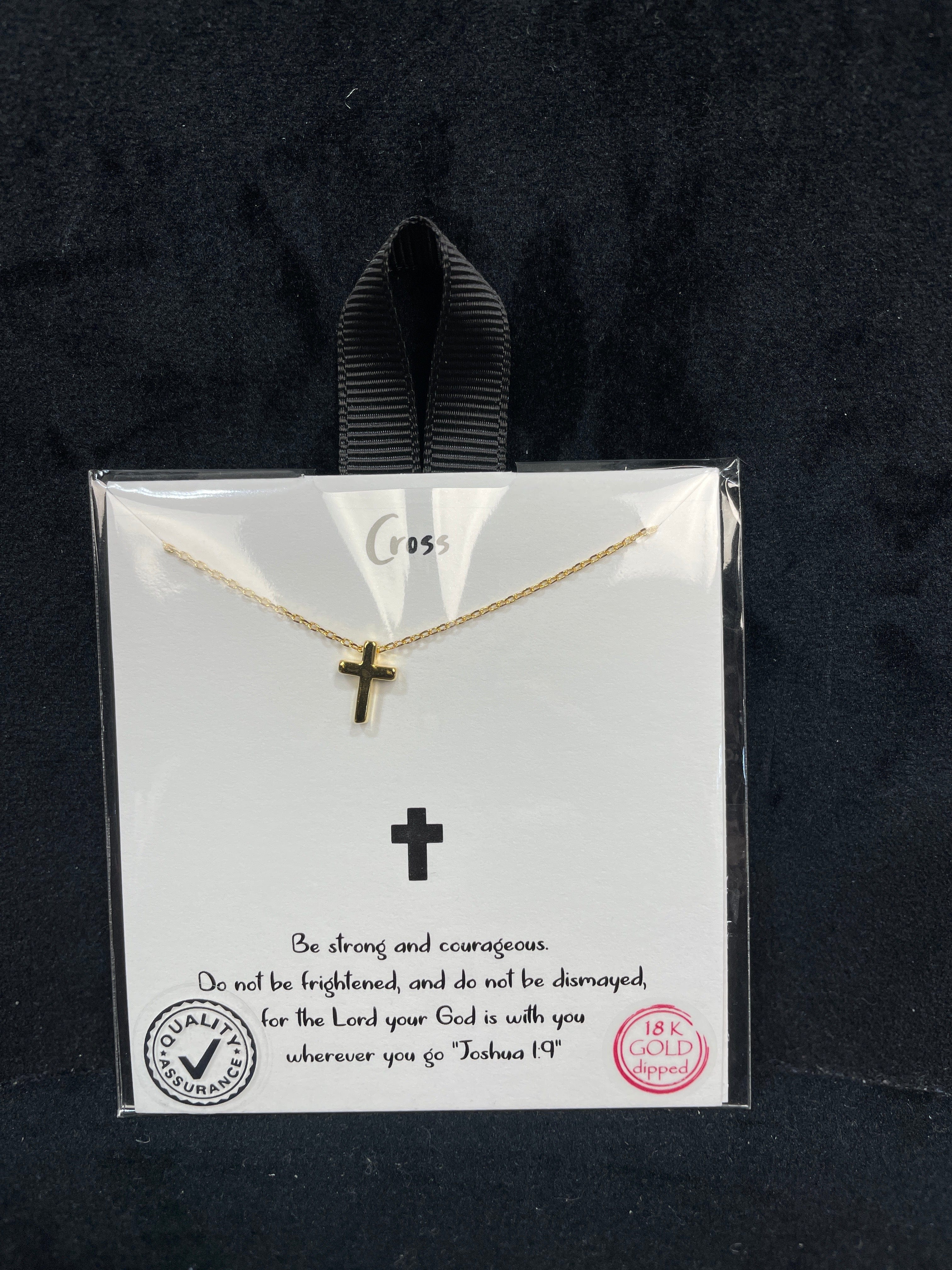 Cross Necklace - Gold