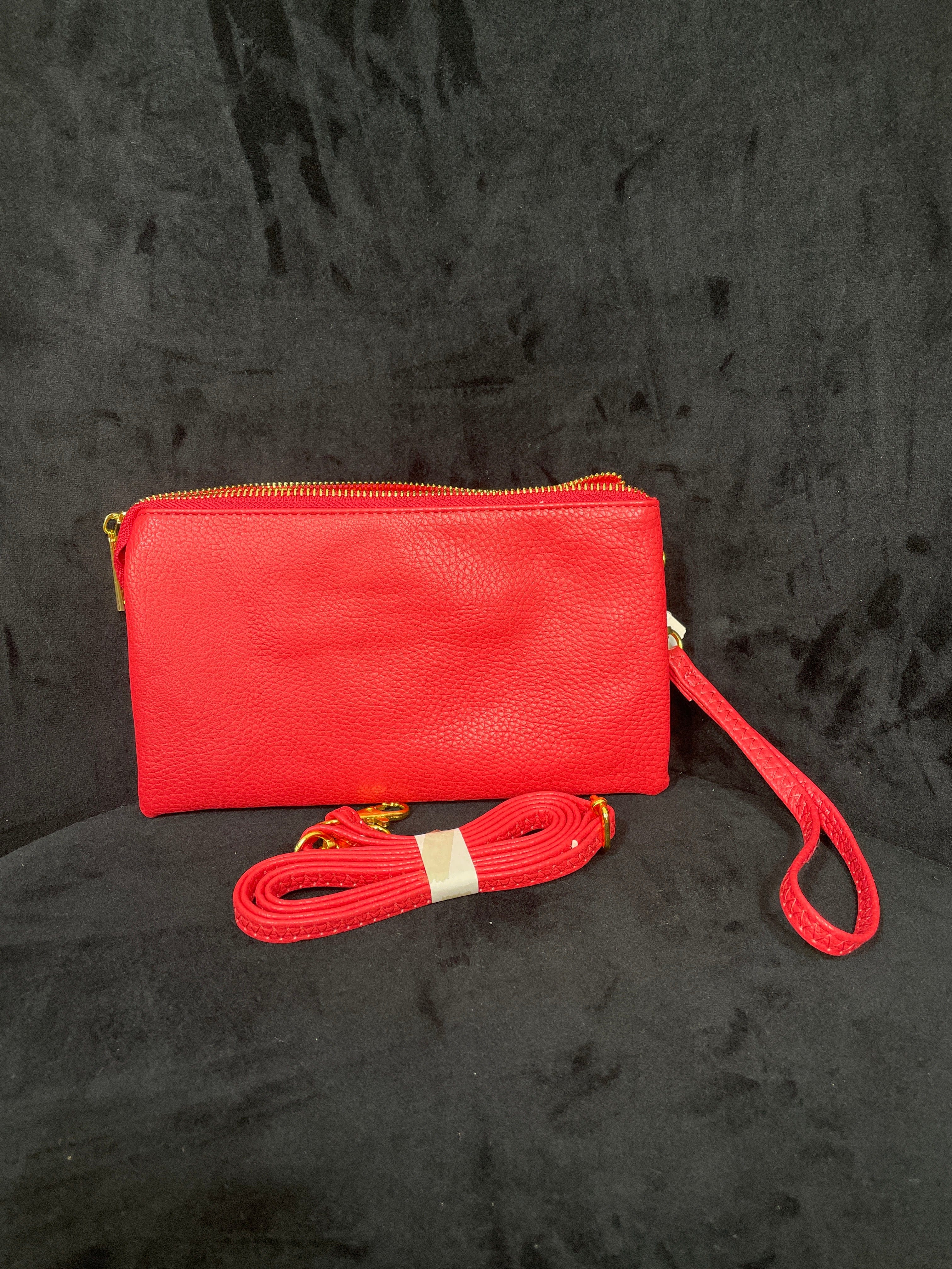Coral Pink Riley Crossbody Wristlet