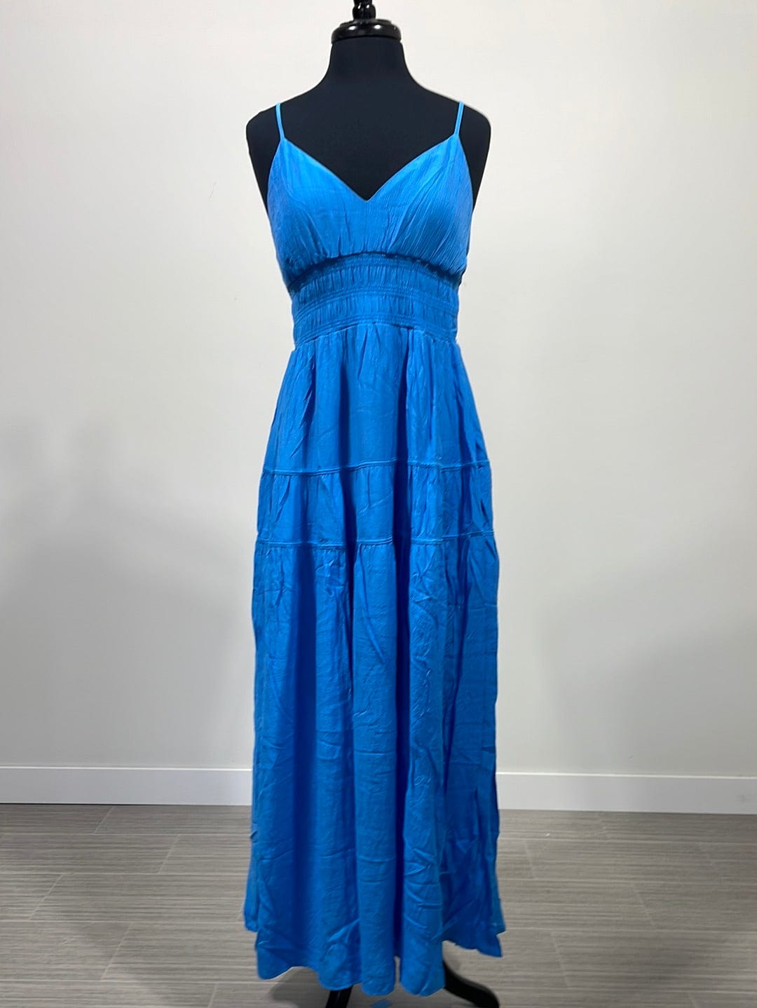 Sea Blue Midi Dress