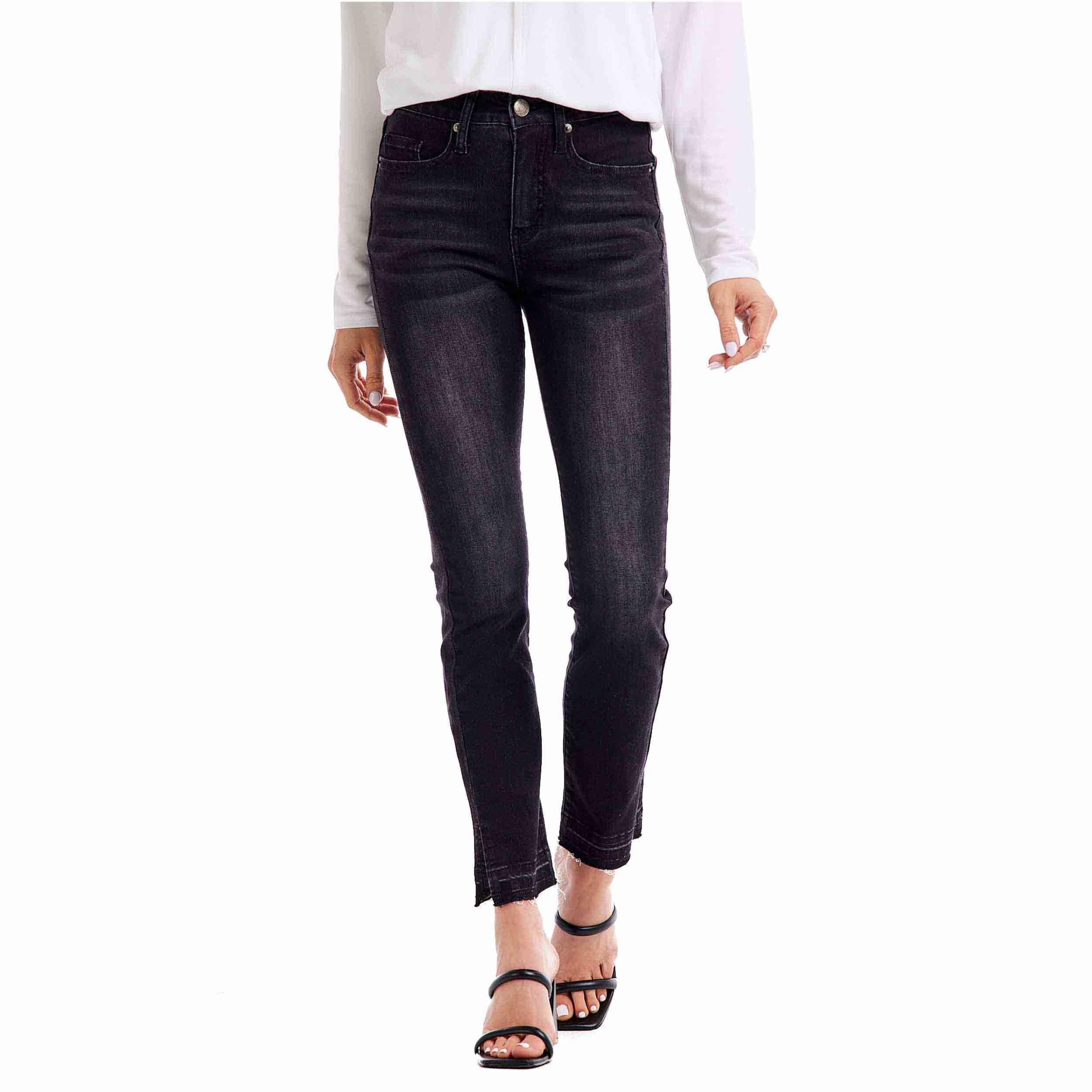 Black Nico Release Hem Jeans