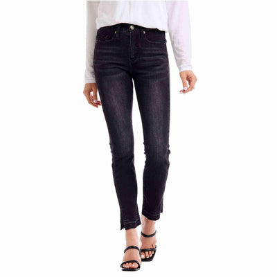 Black Nico Release Hem Jeans