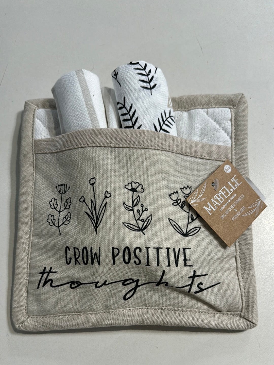Spring 2pk Towel & Potholder Set