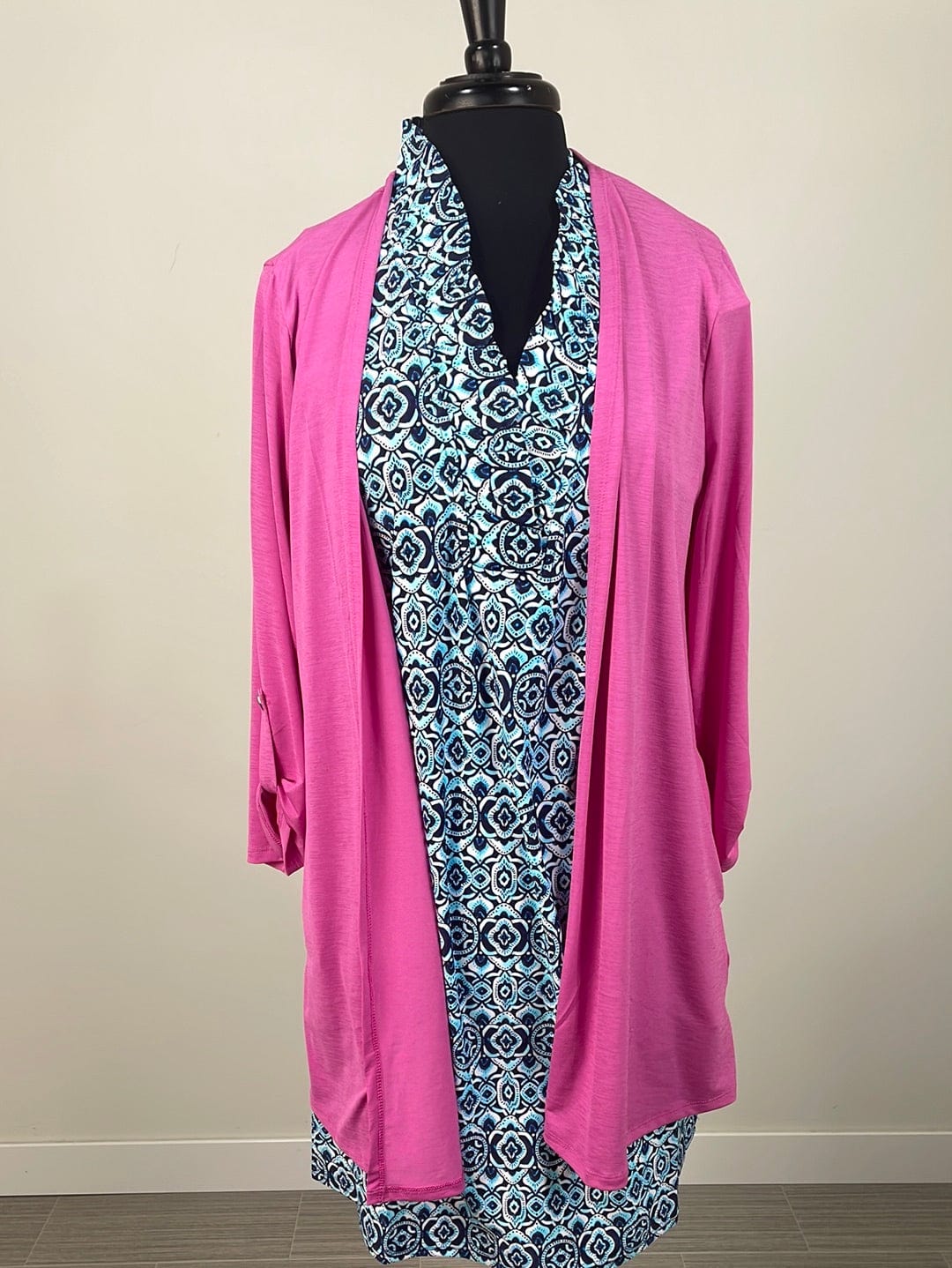 Magenta Everday Light Cardigan