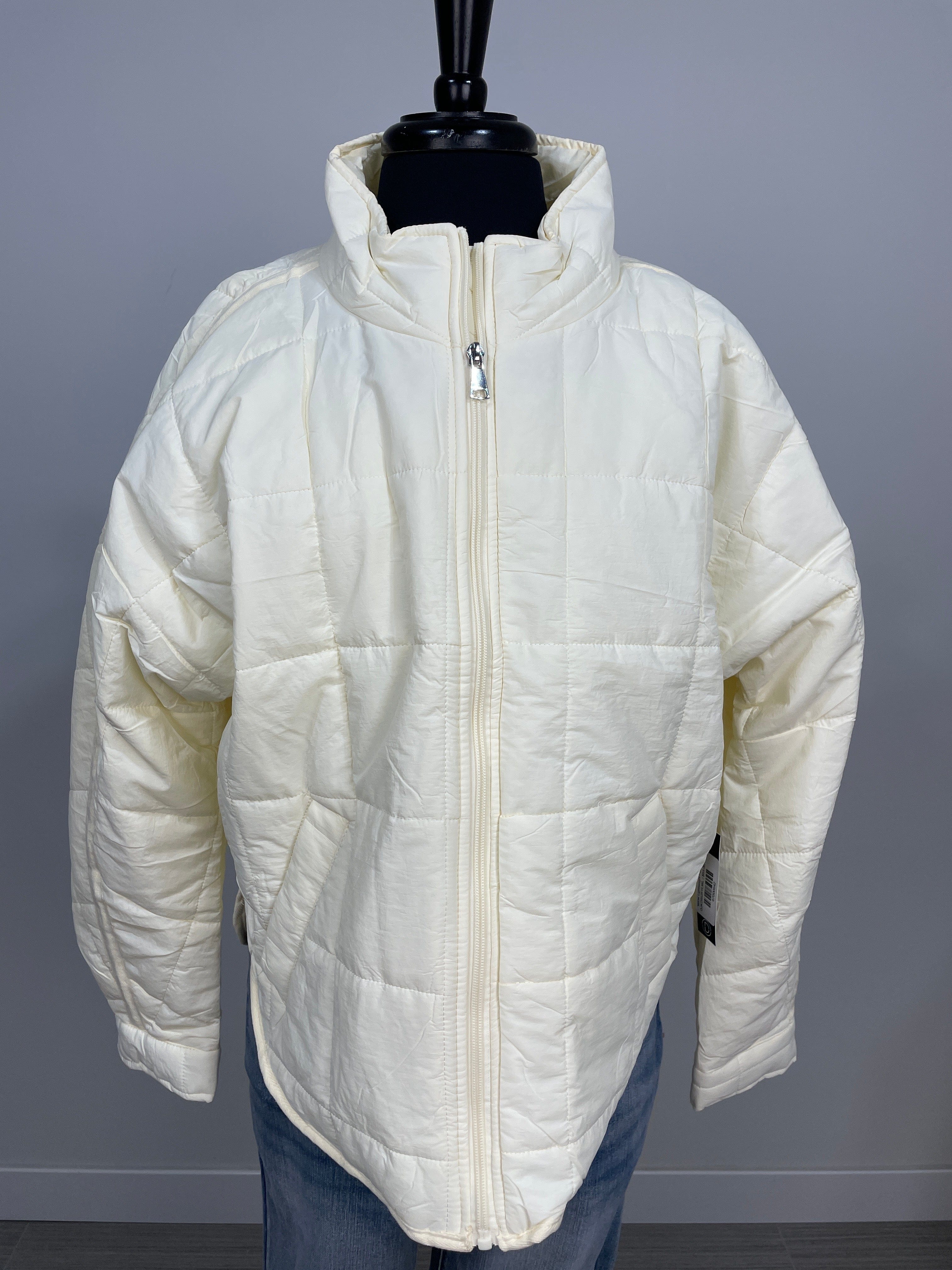 Yellow Lightweight Puffer Jacket