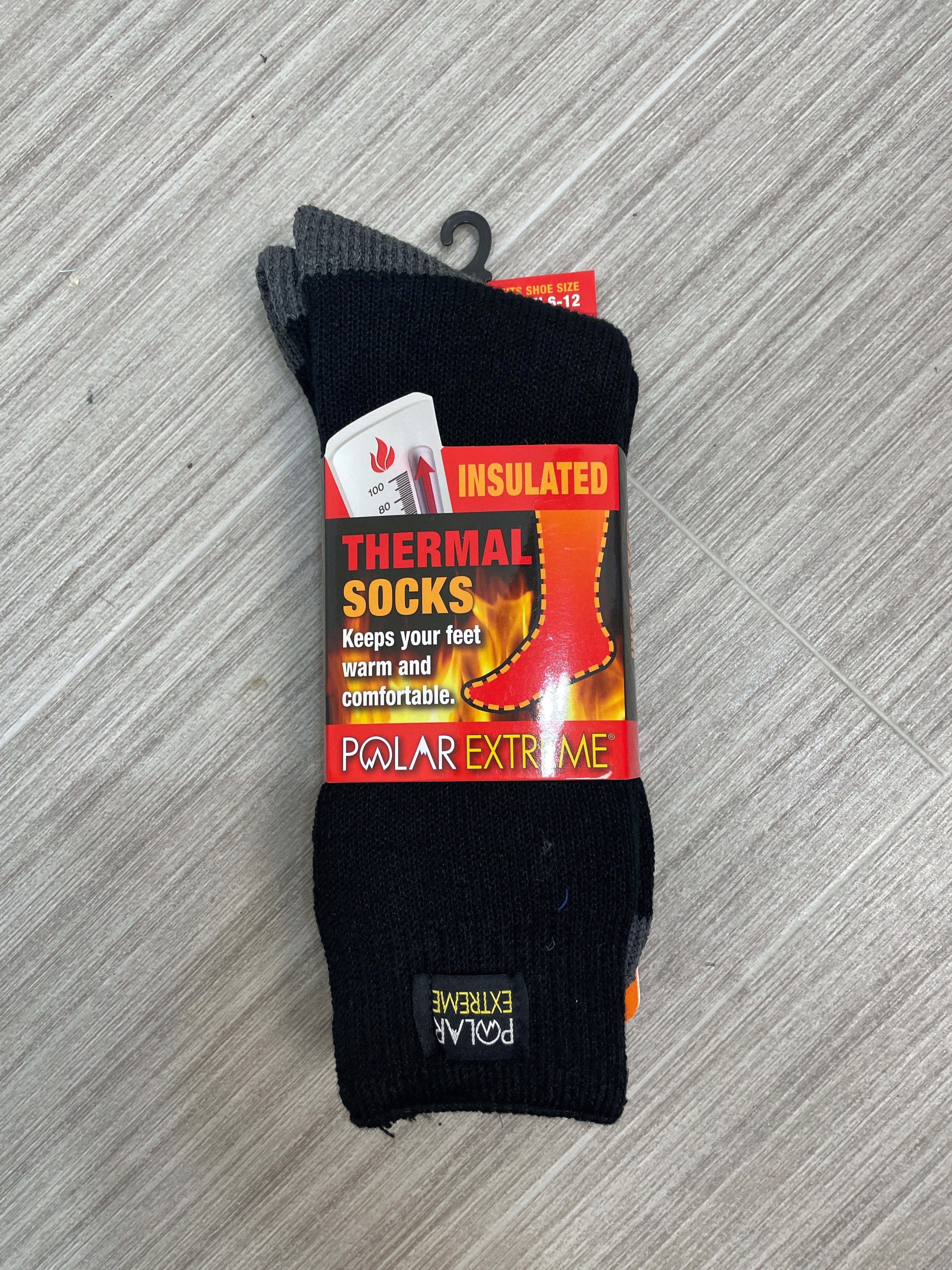 Black Thermal Men's Socks