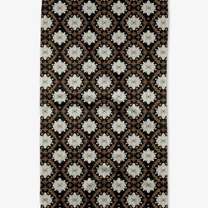 Geometry Botanical Mosaic Tea Towel