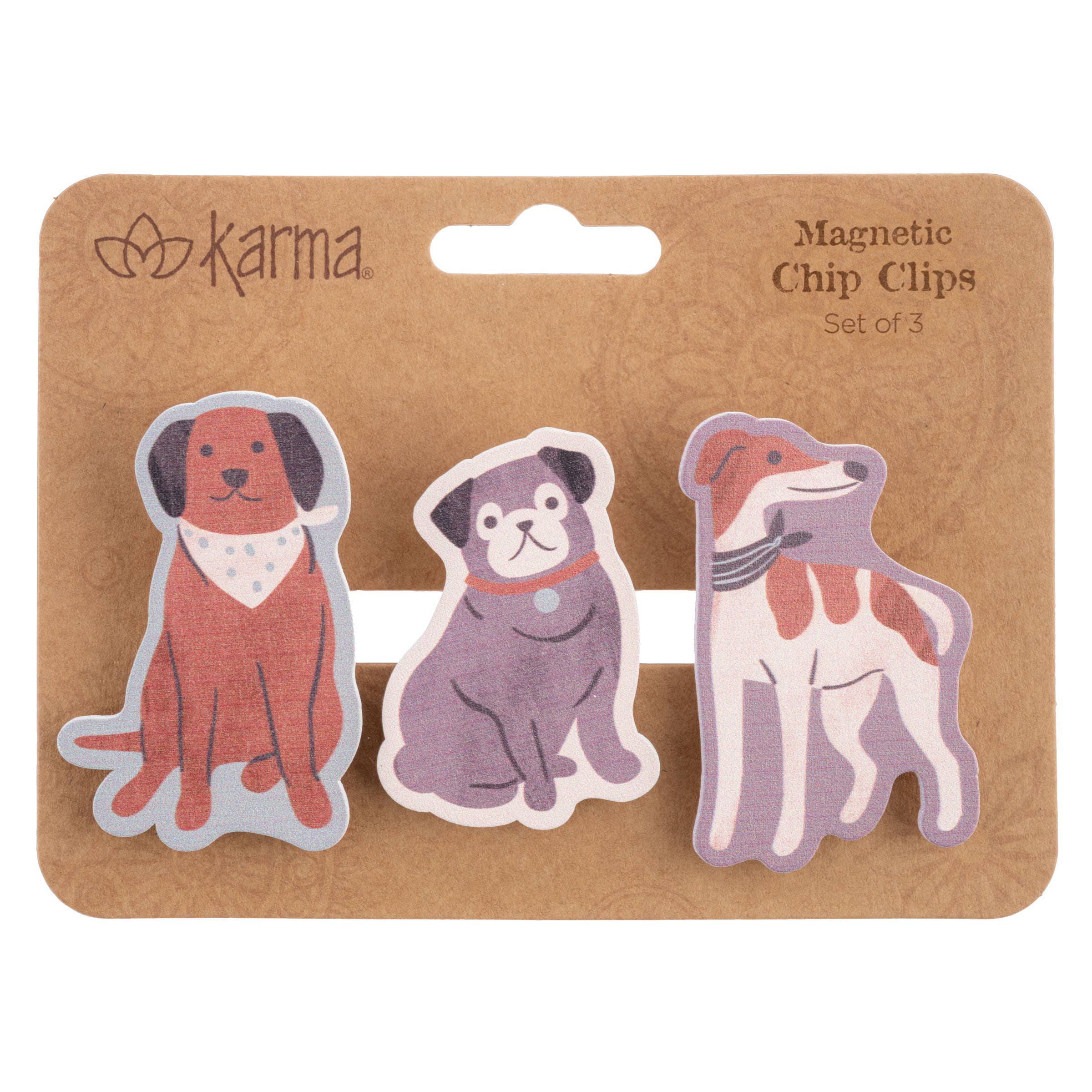 Shaped Magnetic Chip Clips: Dogs
