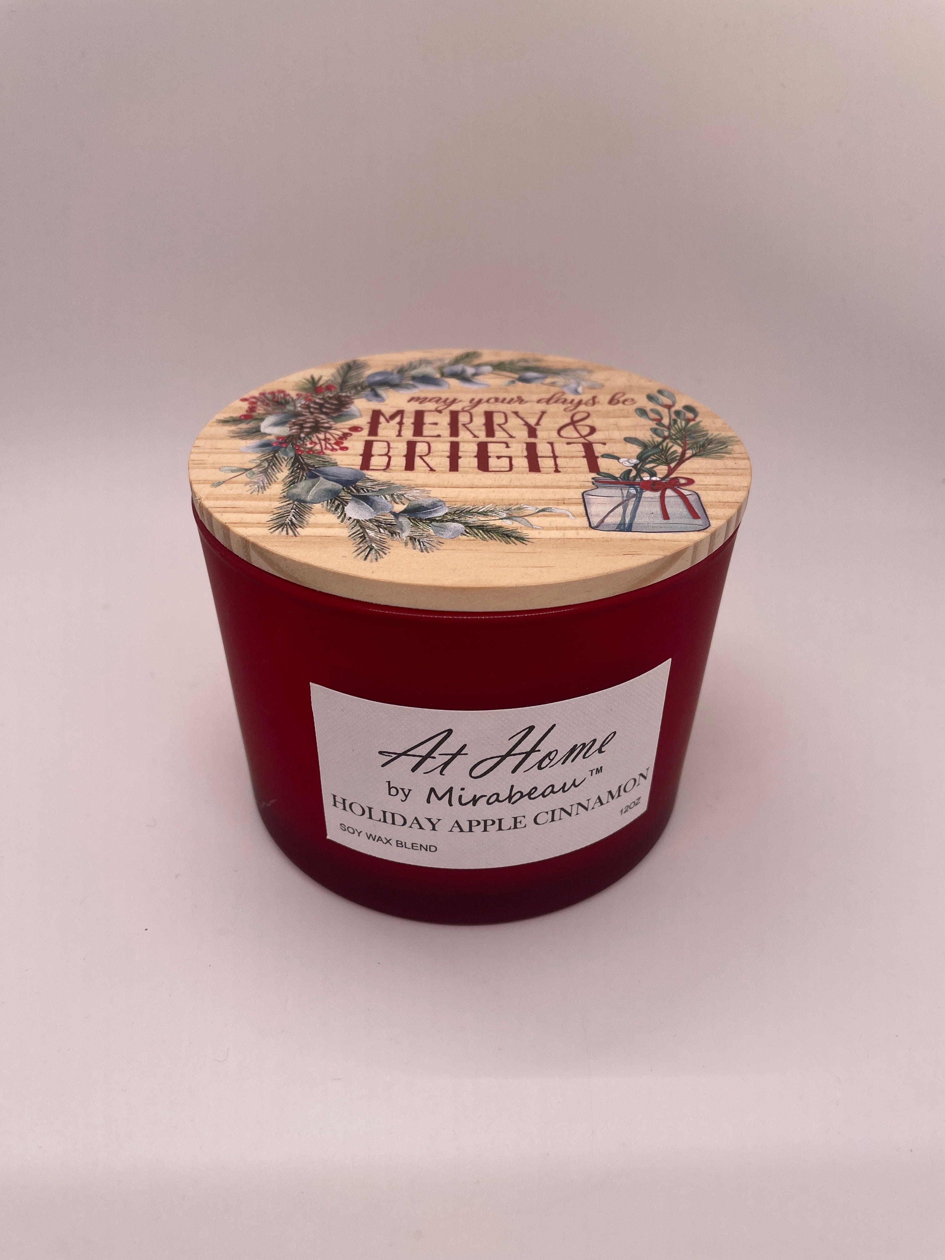 Merry & Bright Apple Cinnamon Candle