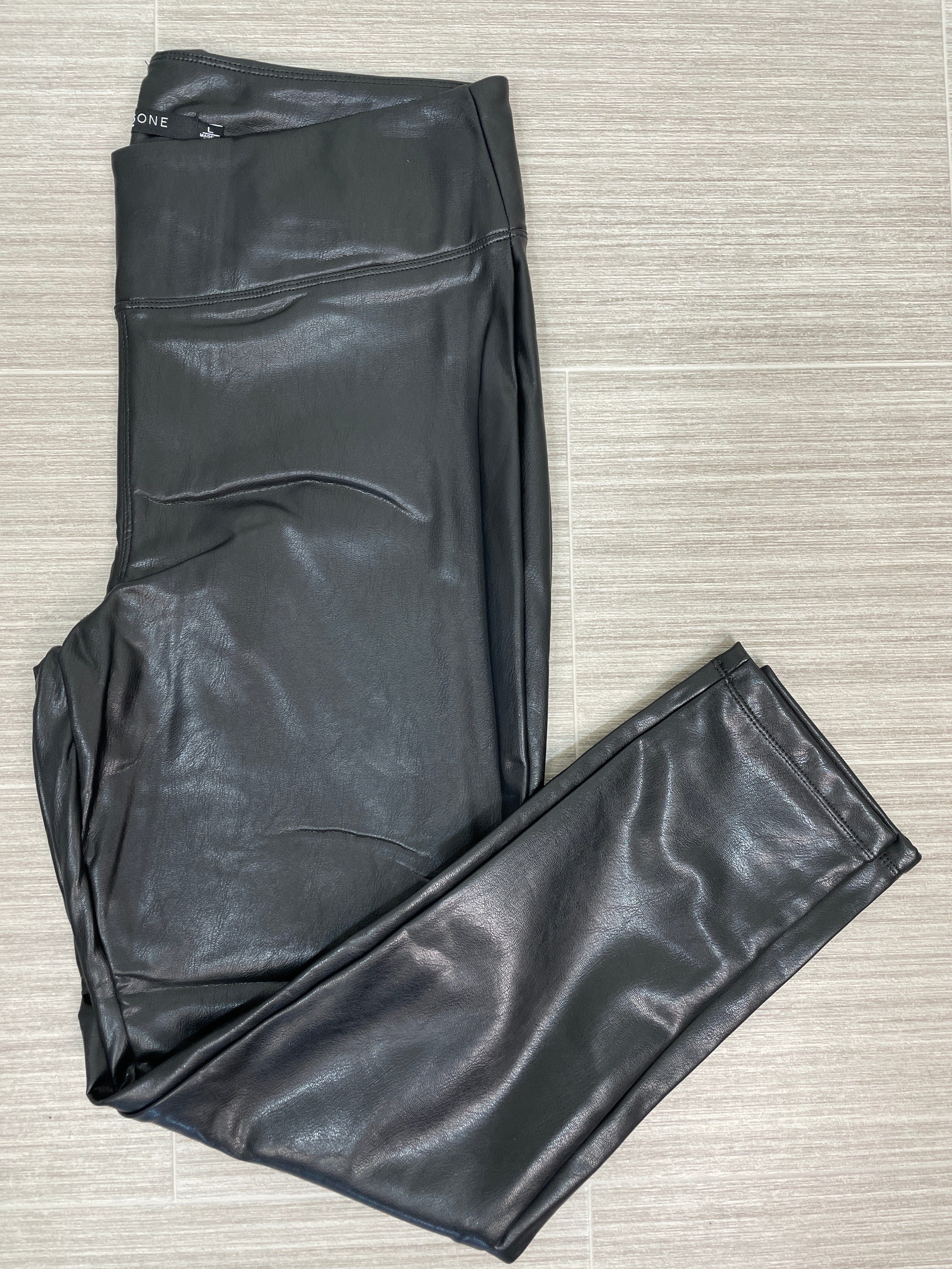Black Faux Leather Skinny Pant