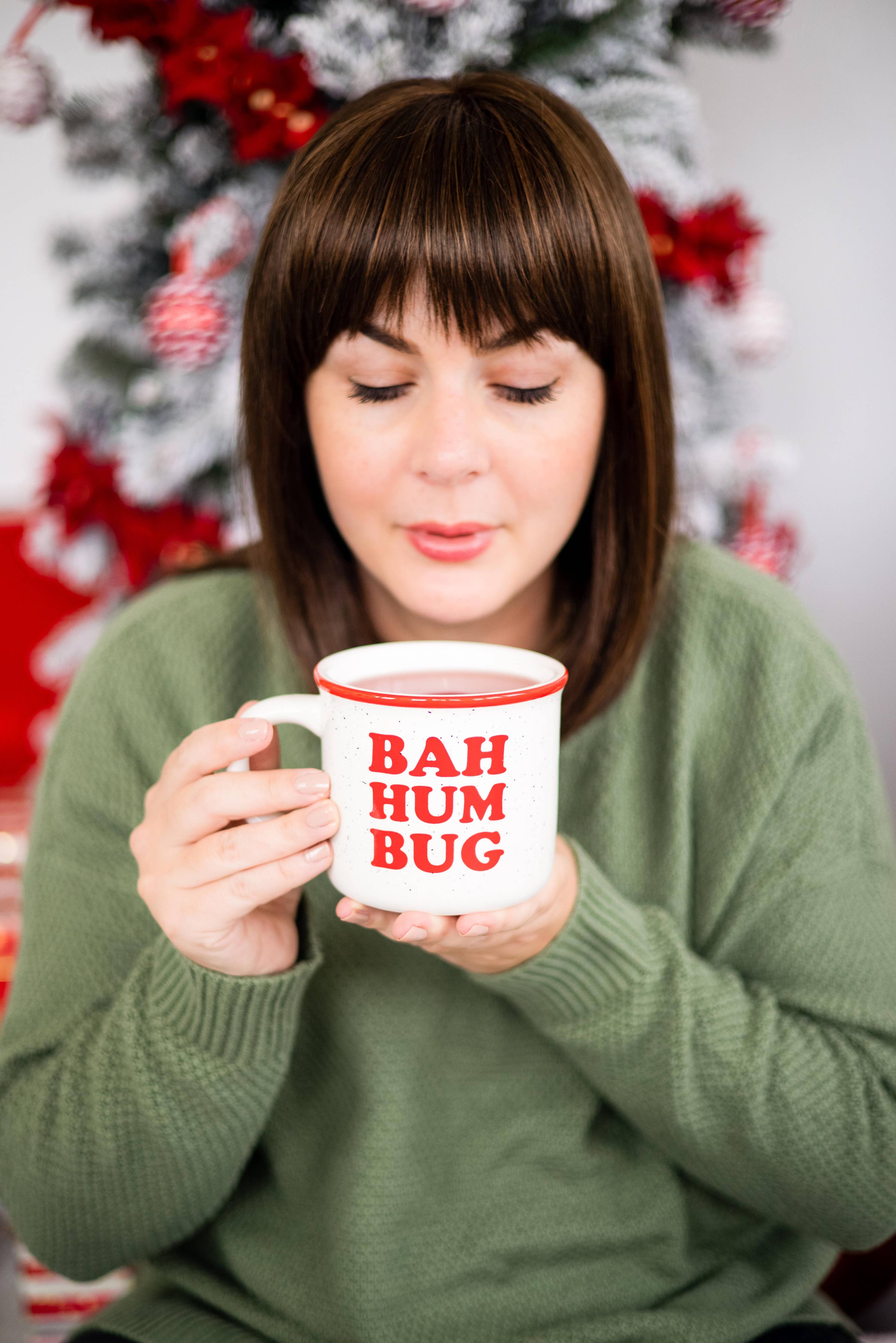 Bah Hum Bug Holiday Camper Mug
