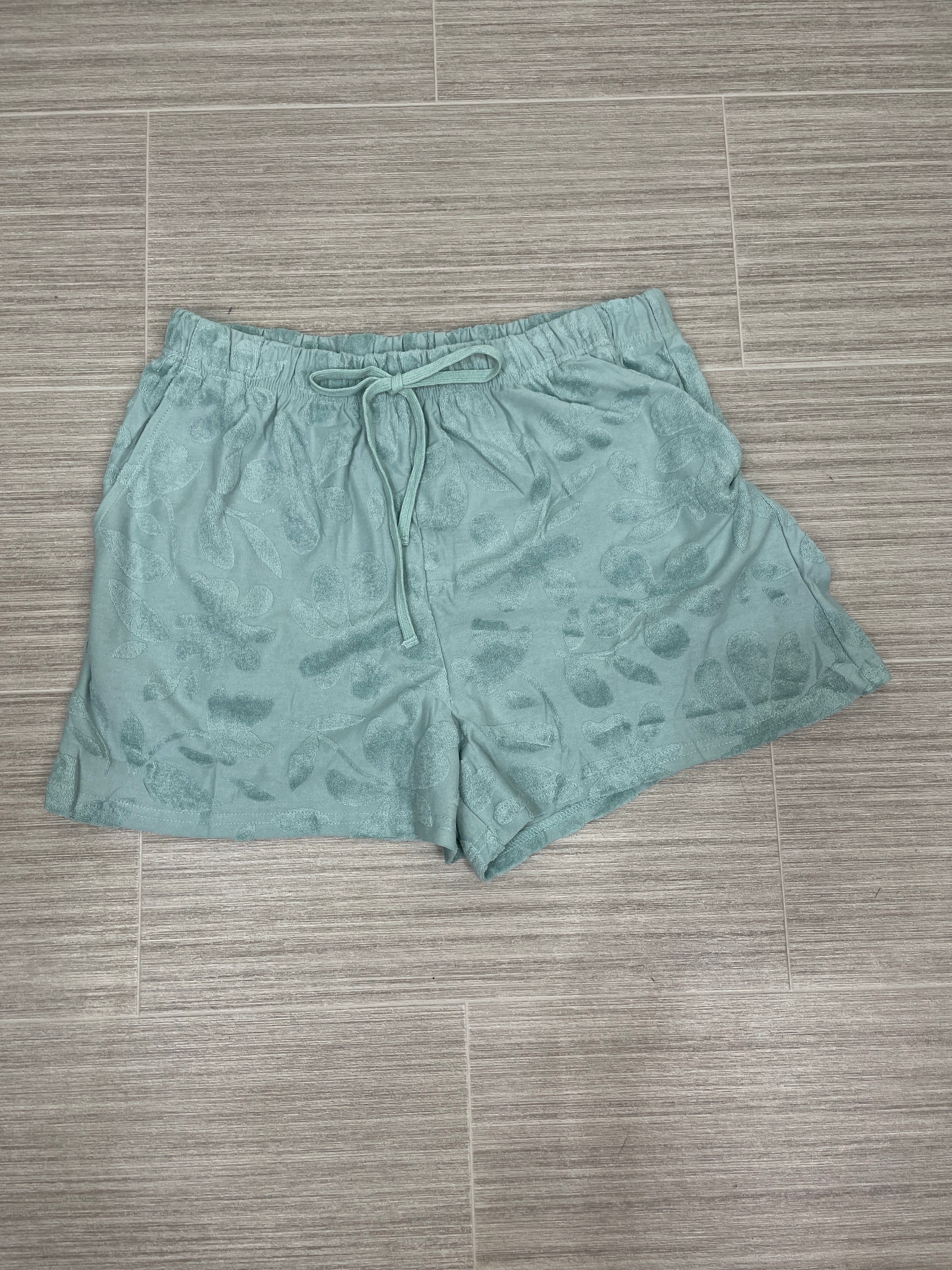 Mint Floral Shorts