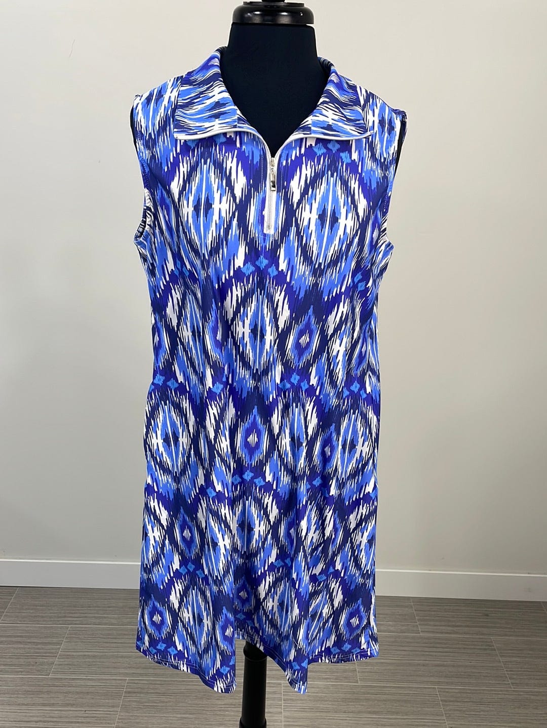 Periwinkle Aztec UPF Dress