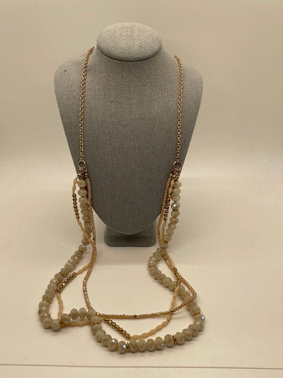 Ivory Beaded Layer Necklace
