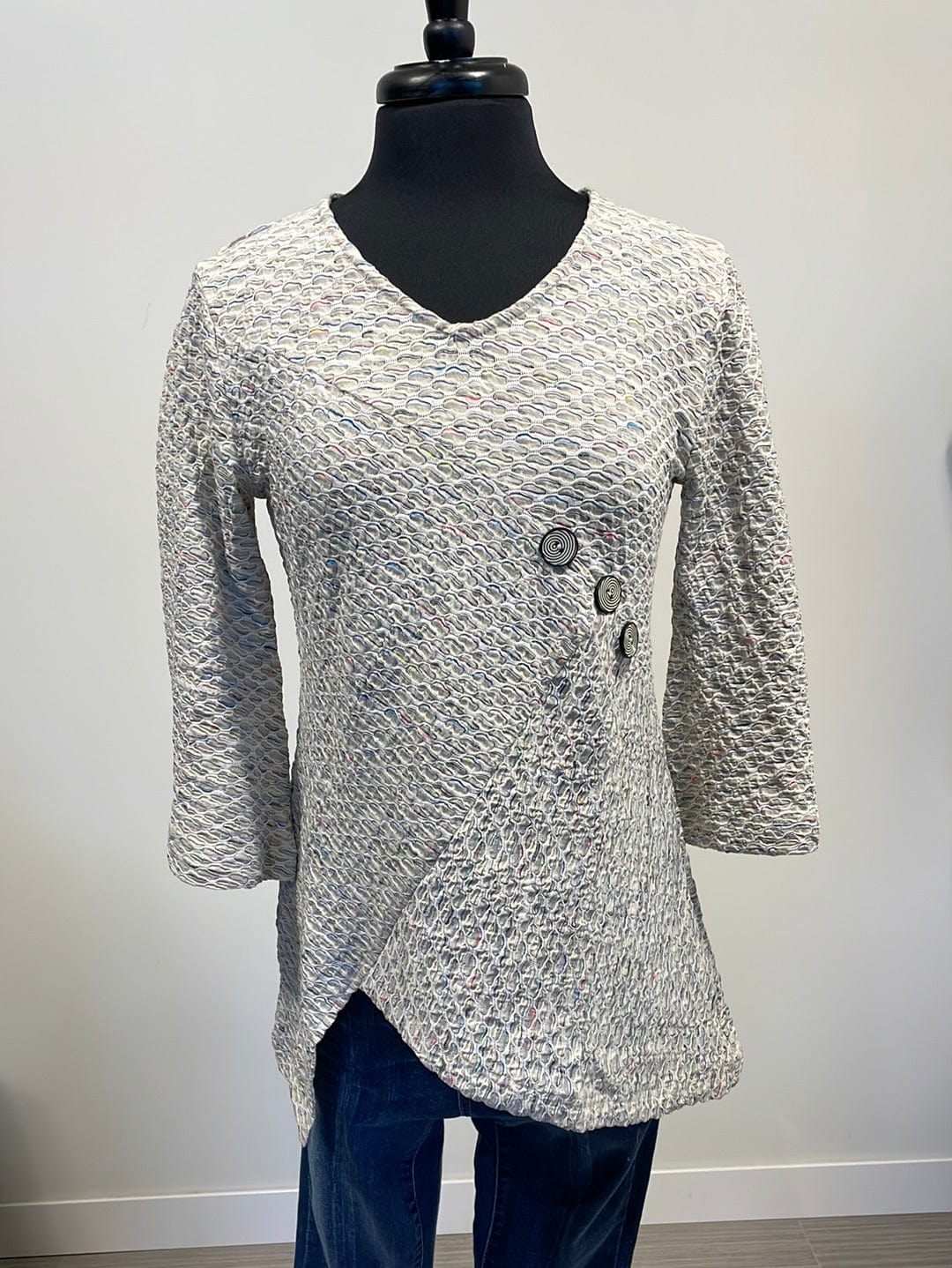 Colorful Thread Texture Top
