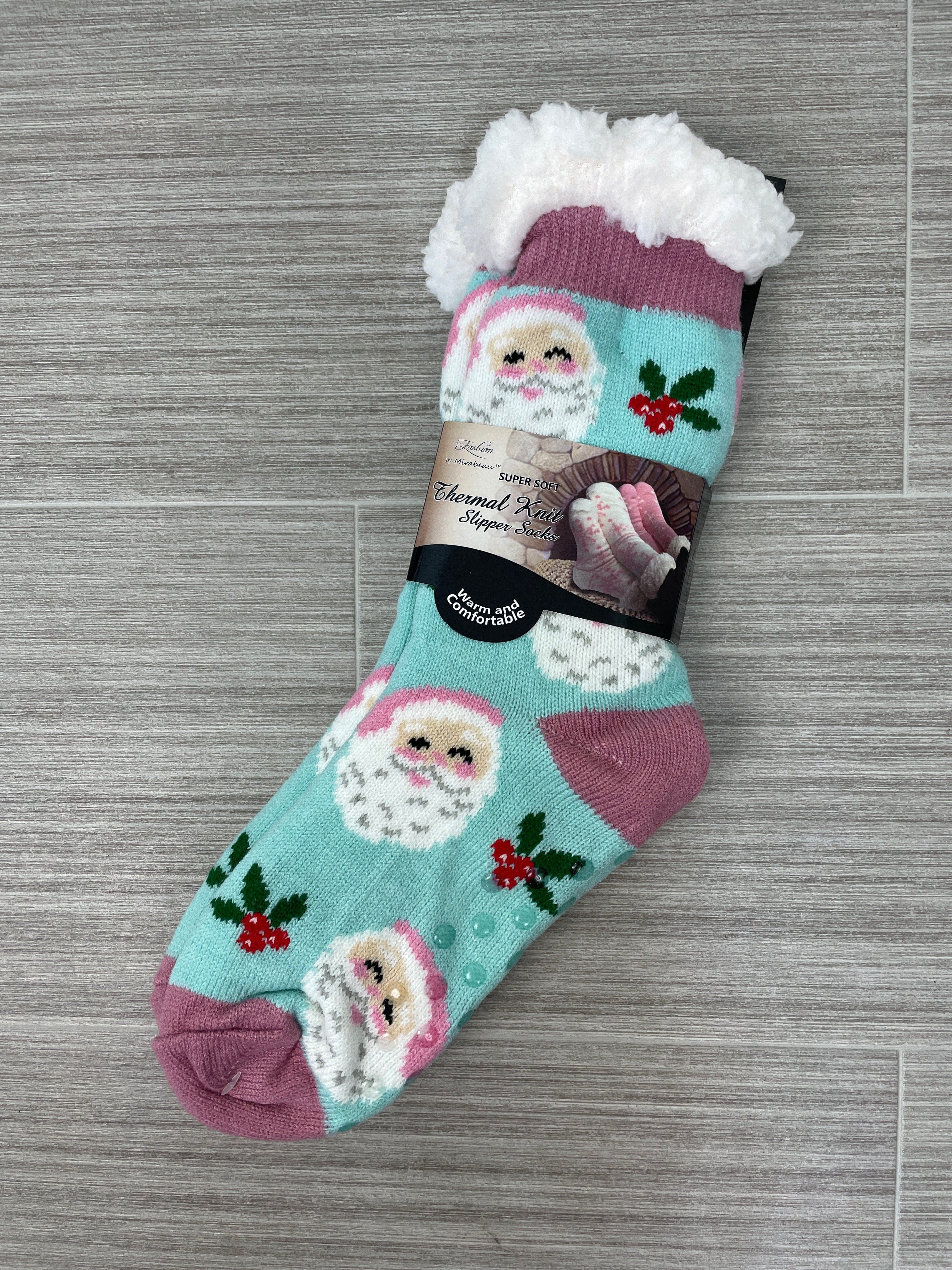 Santa Thermal Slipper Sock