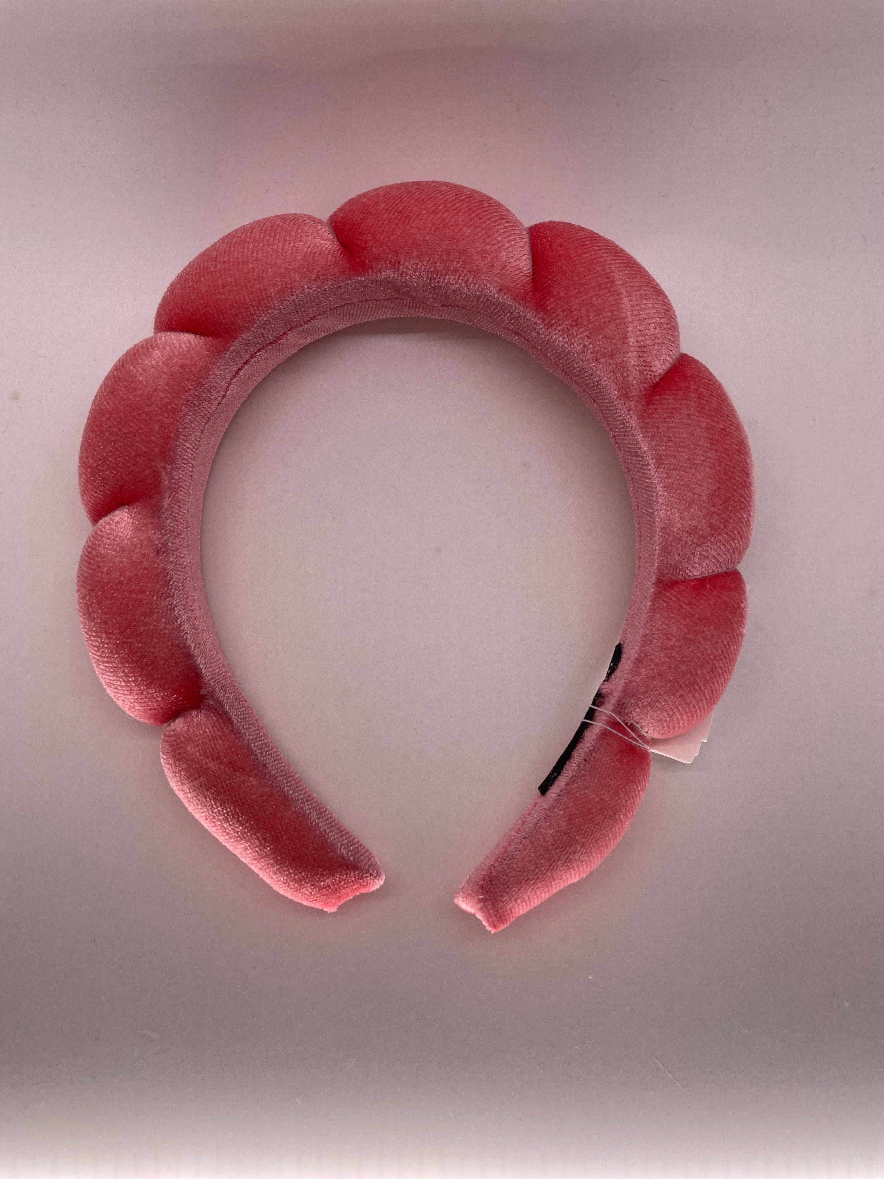 Pink Velvet Spa Headband