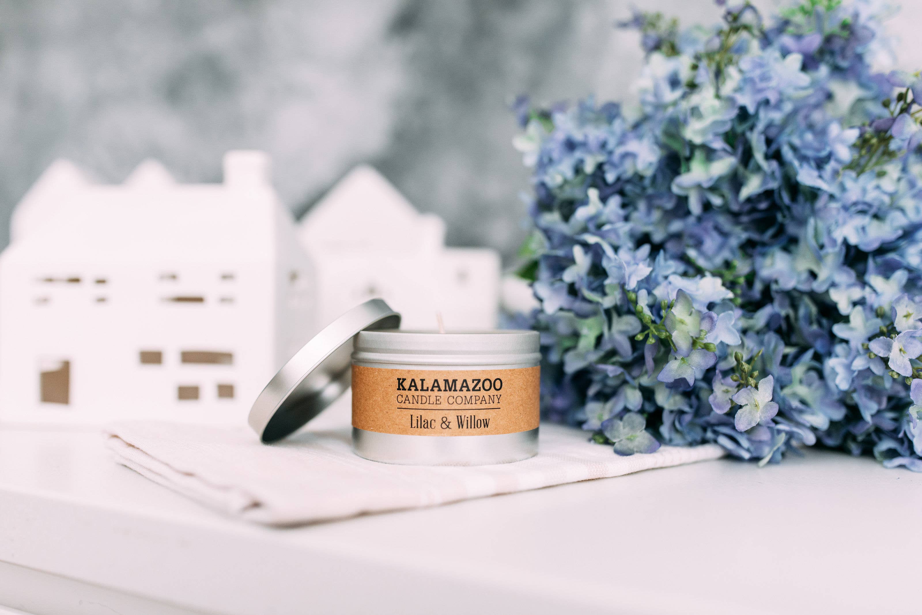 Lilac and Willow Soy Candle 5oz - Natural Small Batch