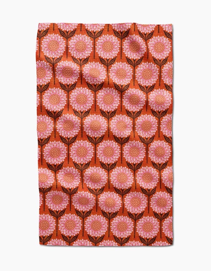 Geometry Amber Tea Towel