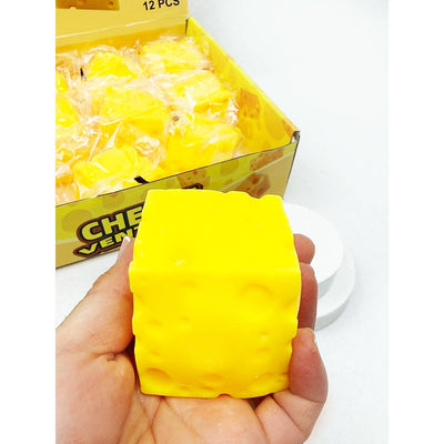 Viral Cheese Cube Squishy Toy