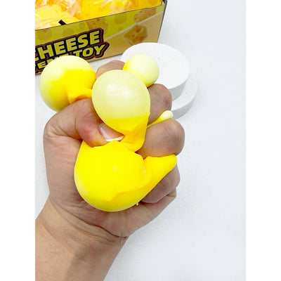 Viral Cheese Cube Squishy Toy