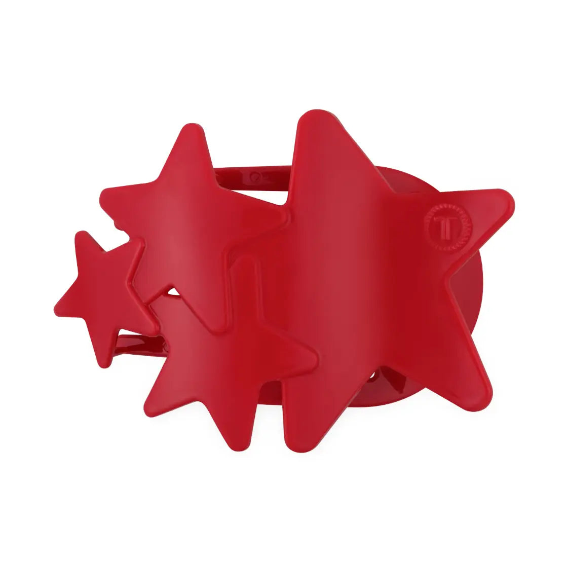 Red Shooting Star Small Flat Hair Clip
