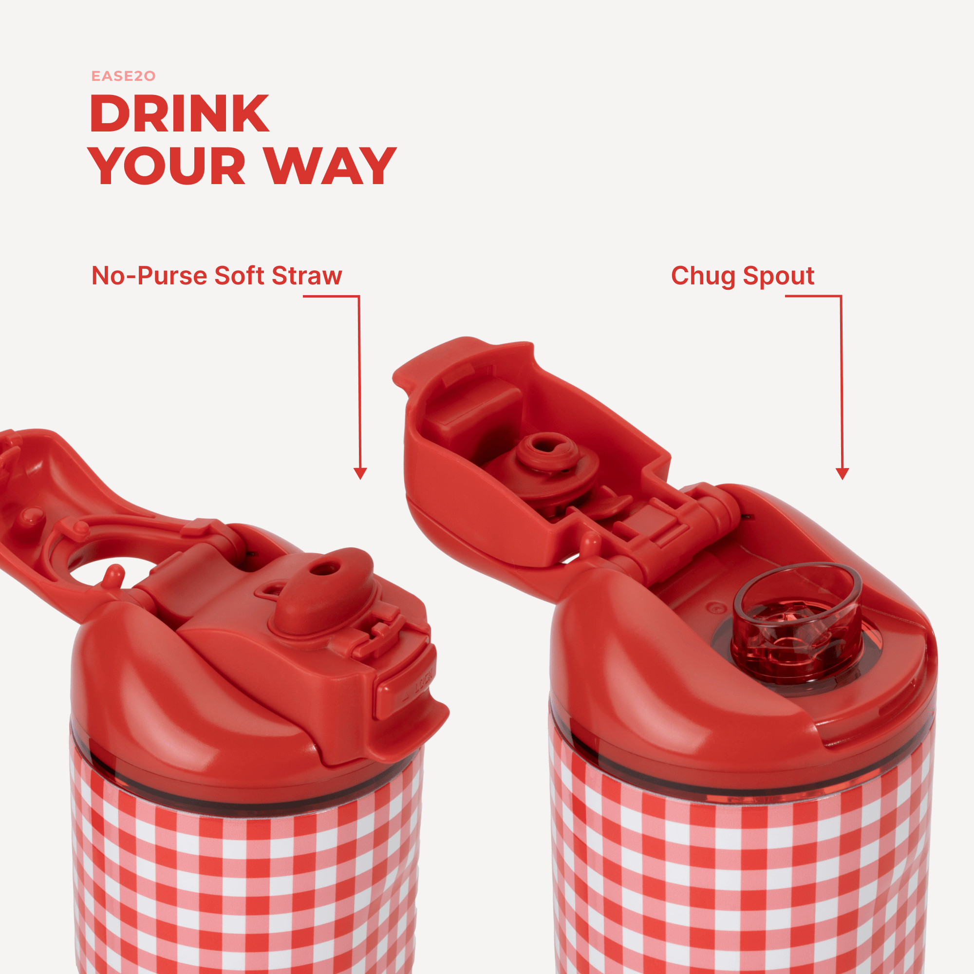 Summer Picnic HydroJug 24oz Ease2o Water Bottle