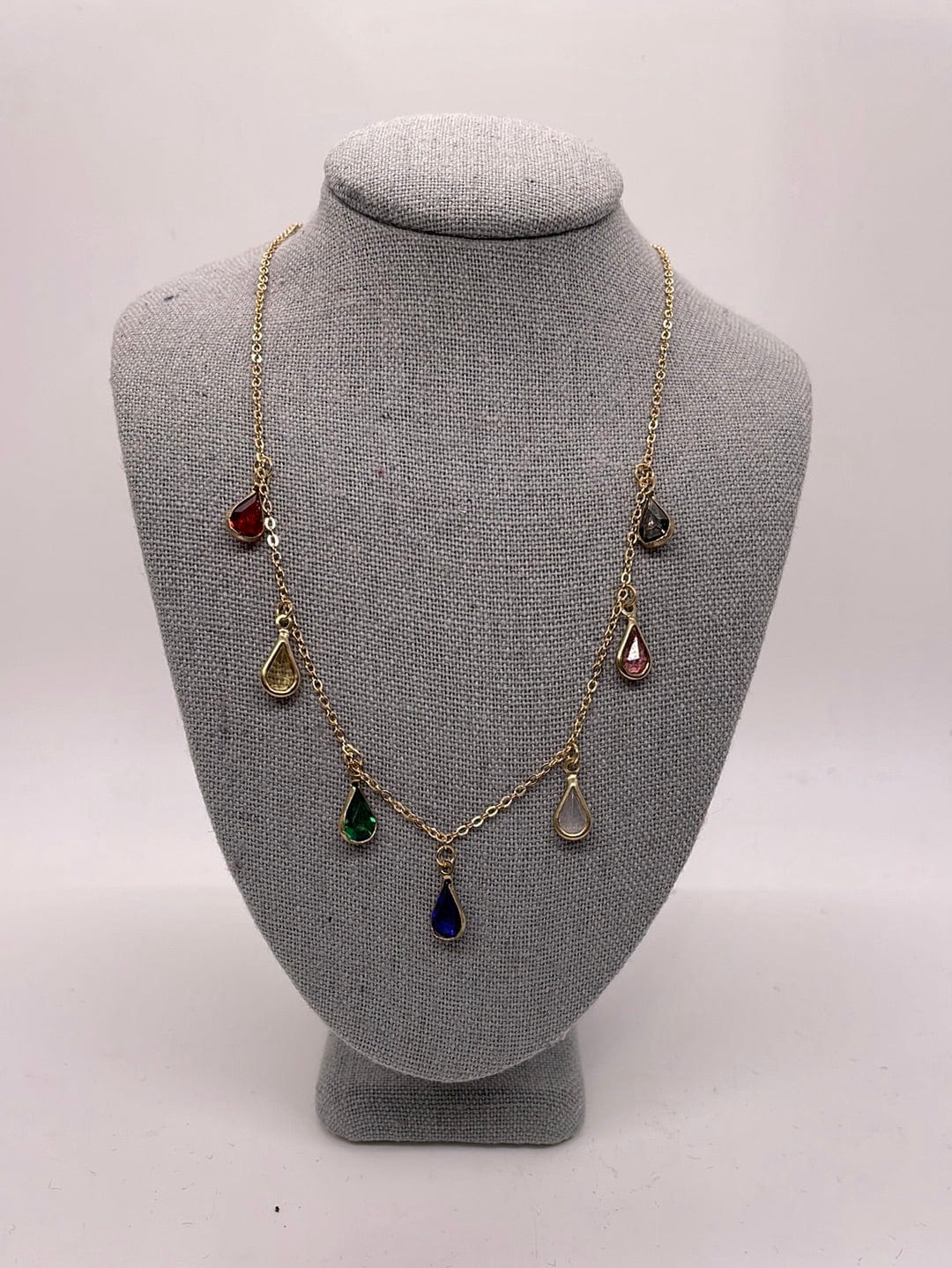 Multicolor Gems Necklace