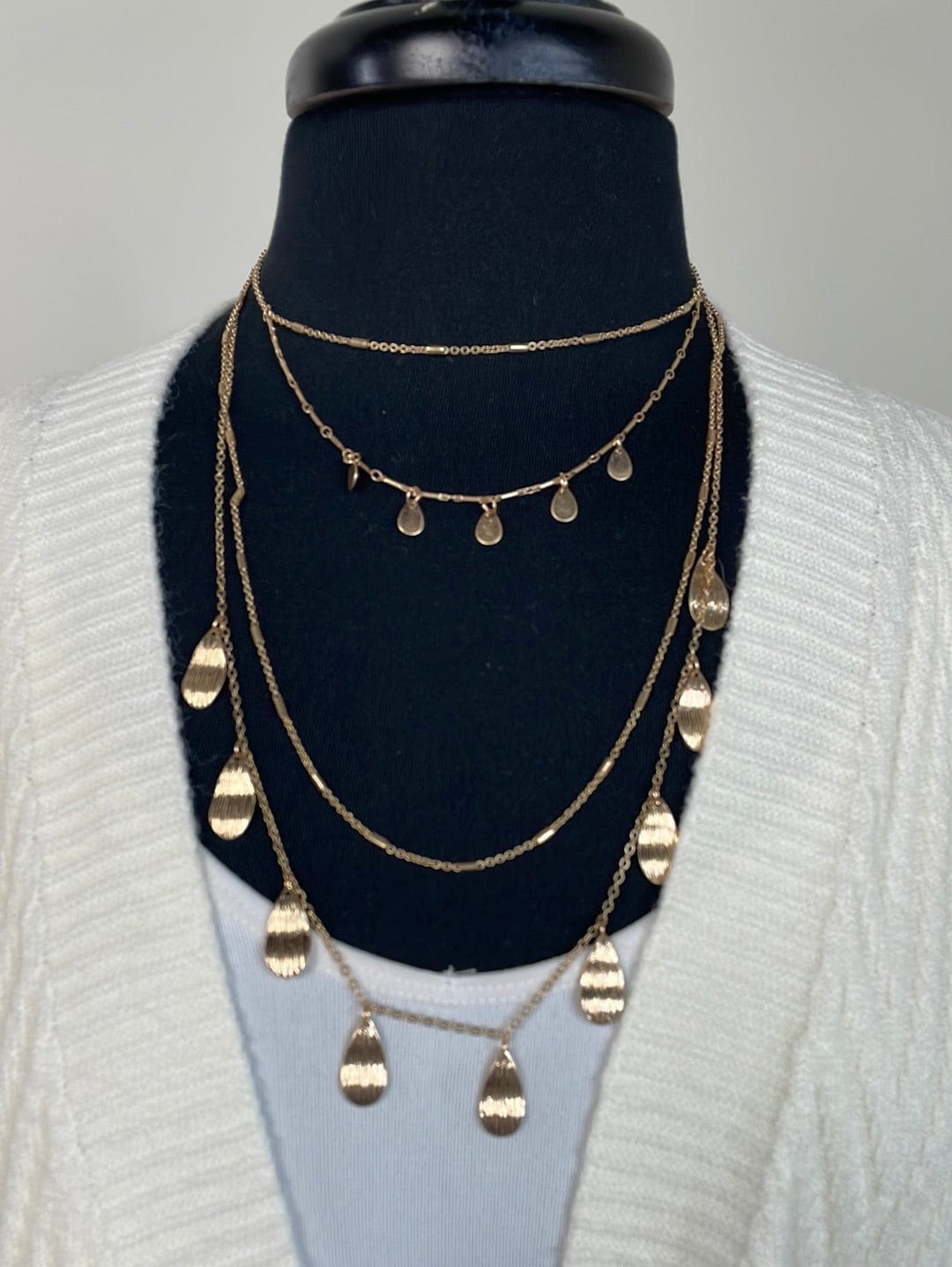 Gold Quad Layered Necklace