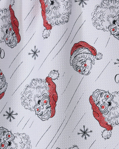 Claus Family Christmas Tea Towel